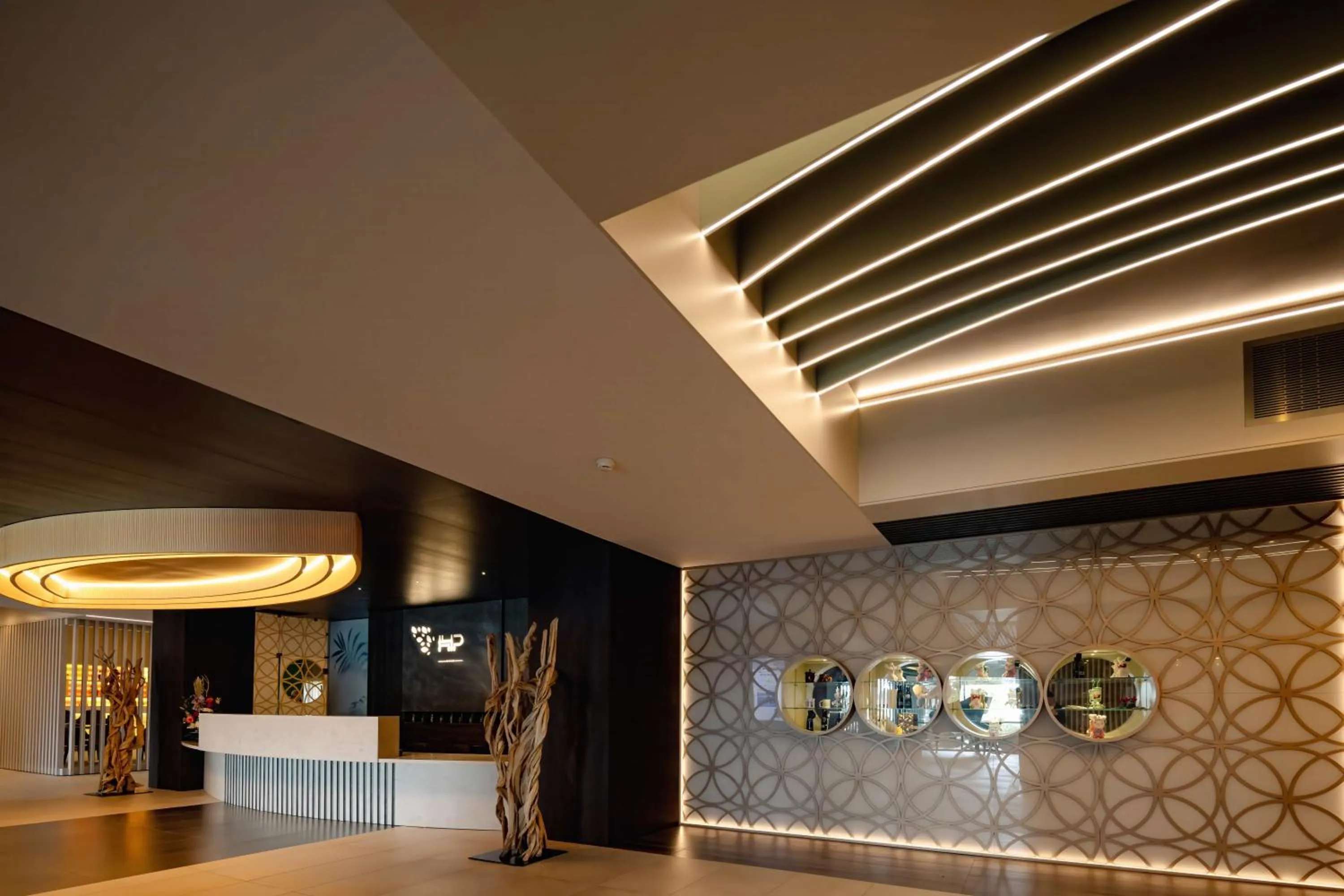 Lobby or reception in Hotel Plaza - site du Futuroscope