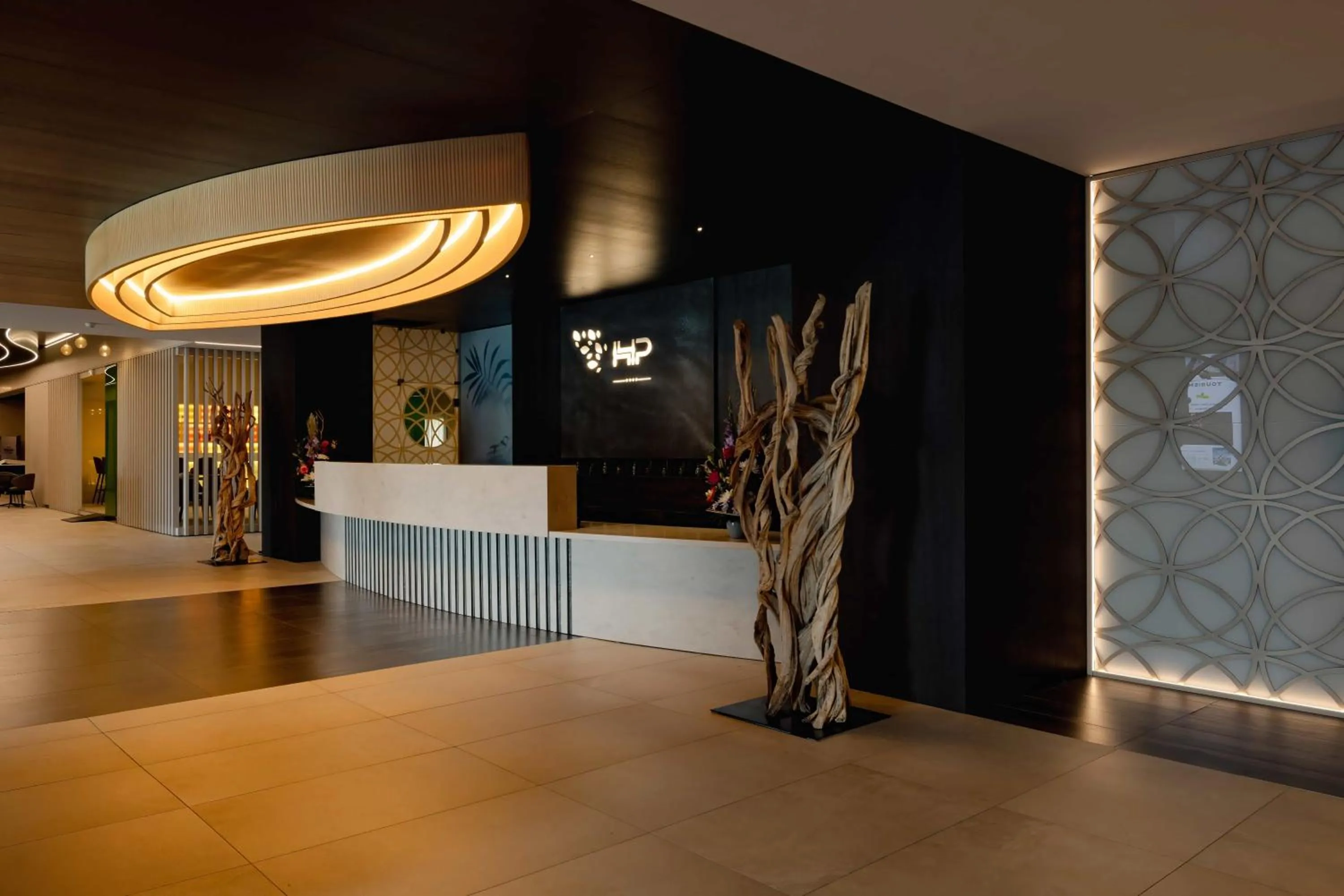 Lobby or reception in Hotel Plaza - site du Futuroscope