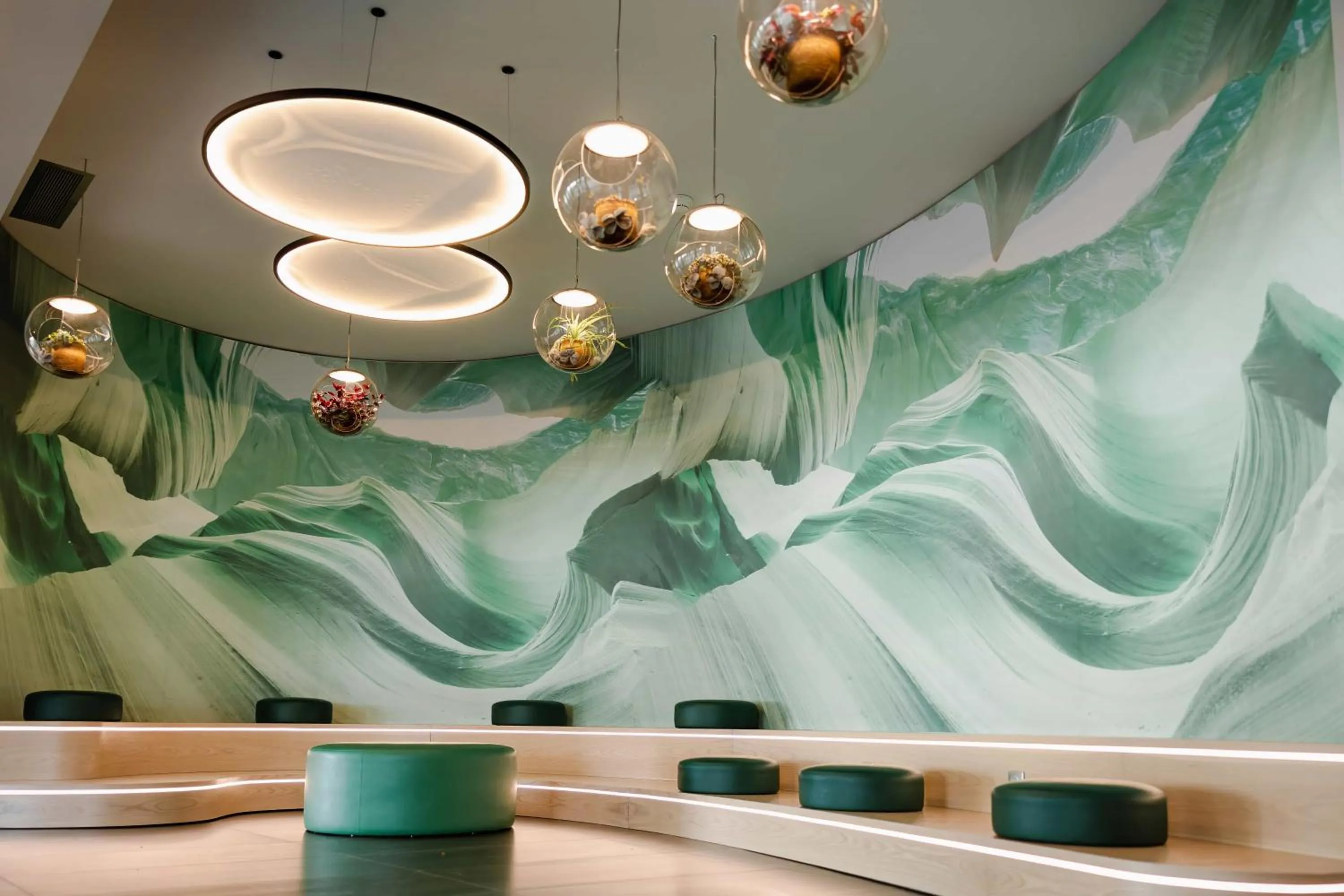 Seating area in Hotel Plaza - site du Futuroscope