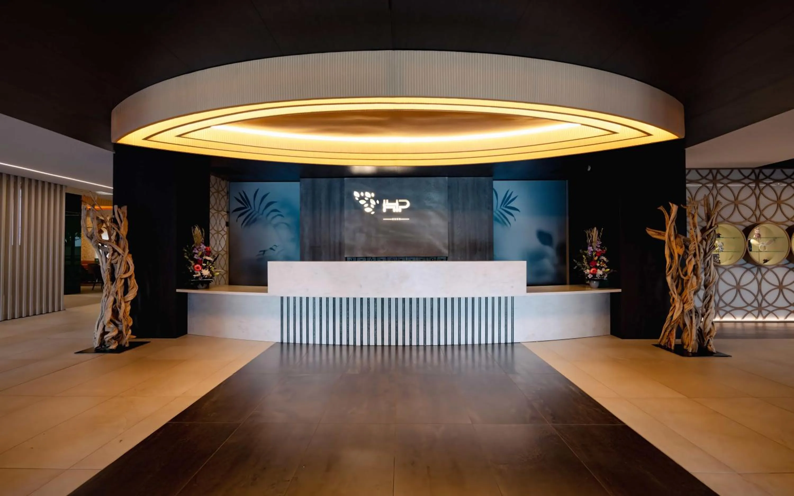 Lobby or reception in Hotel Plaza - site du Futuroscope