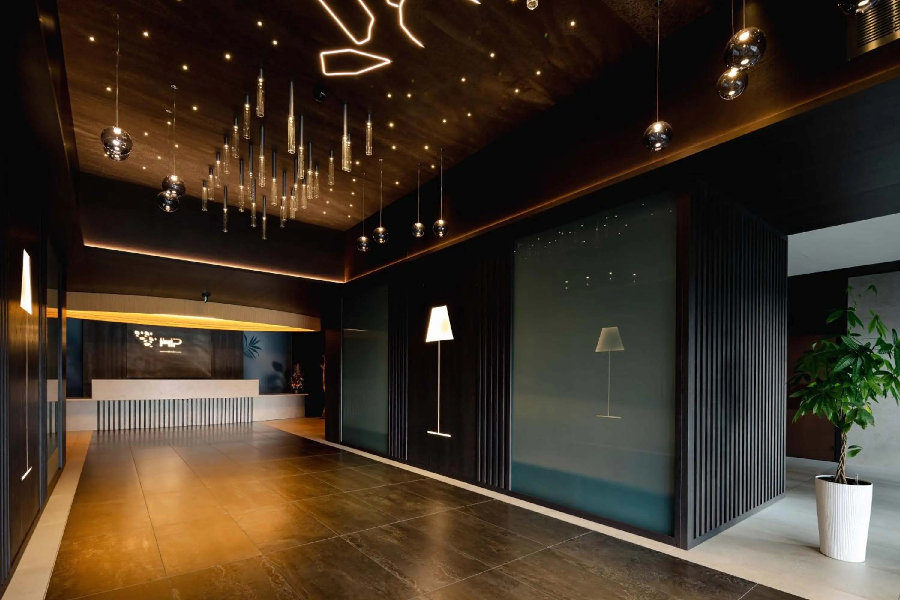 Lobby or reception in Hotel Plaza - site du Futuroscope