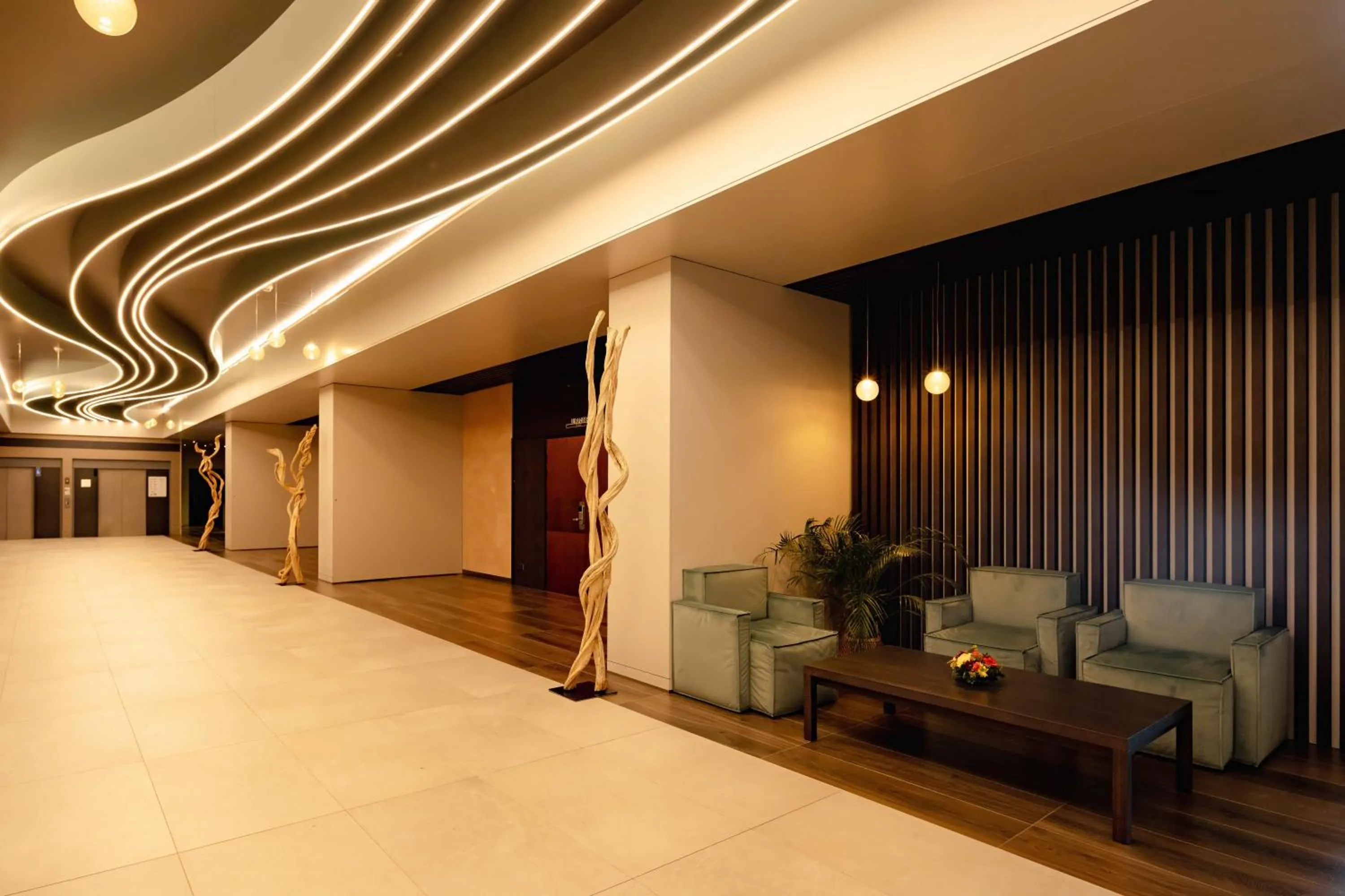 Lobby or reception in Hotel Plaza - site du Futuroscope