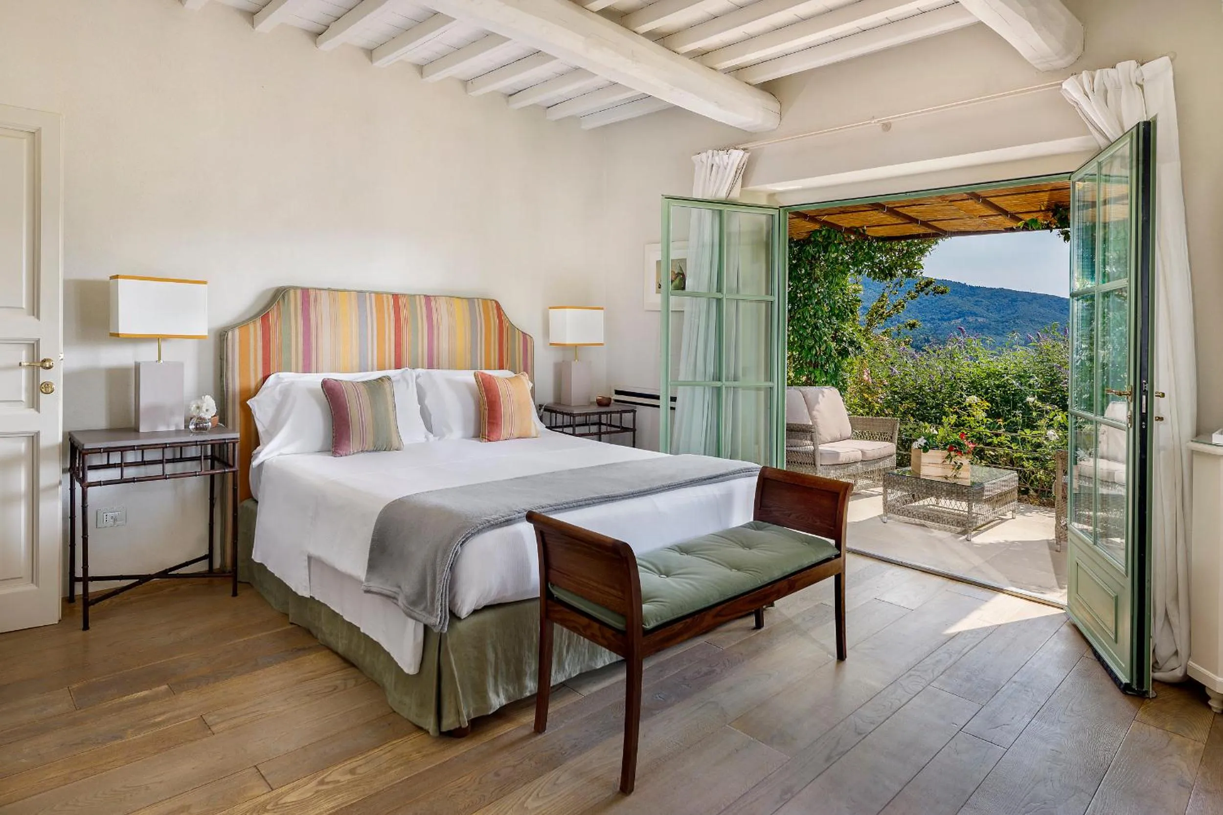 Bedroom, Bed in Borgo Del Cabreo