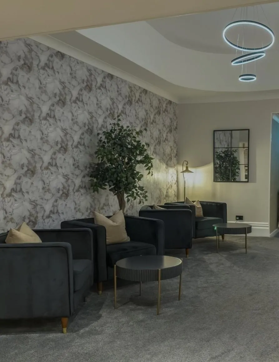 Seating area in Stradey Park Hotel