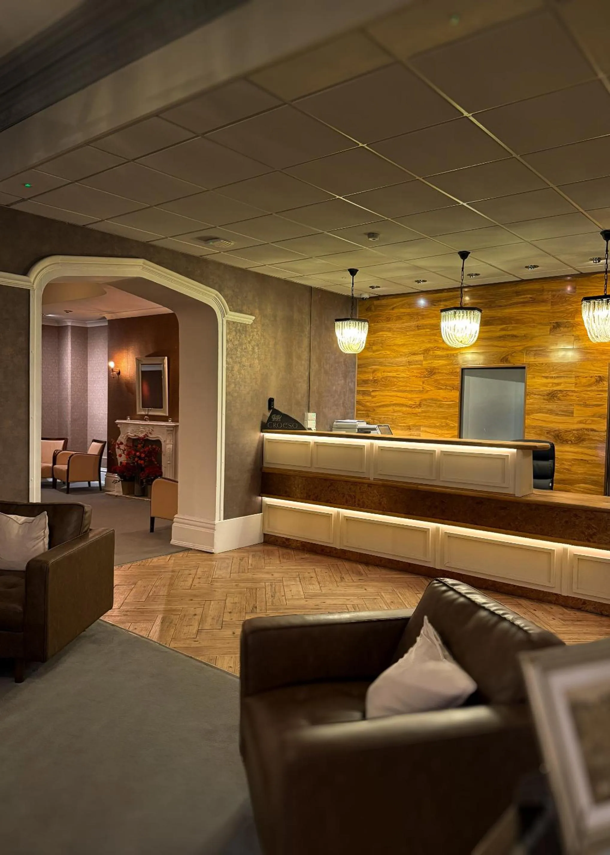Lobby or reception in Stradey Park Hotel
