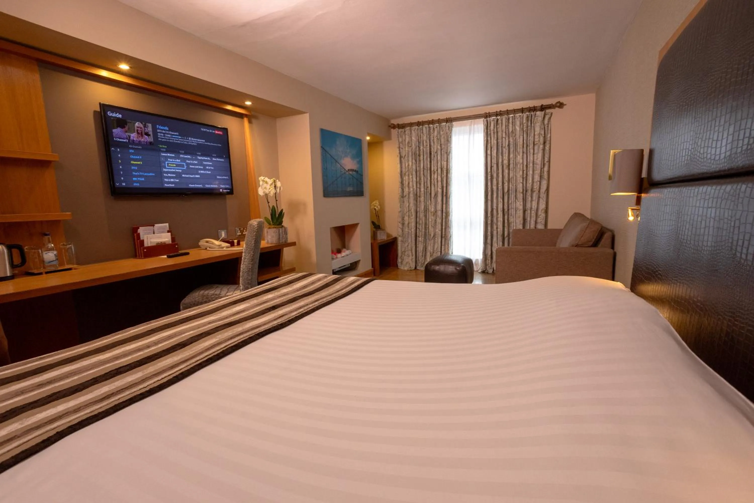 Bed in The Big Blue Hotel - Blackpool Pleasure Beach