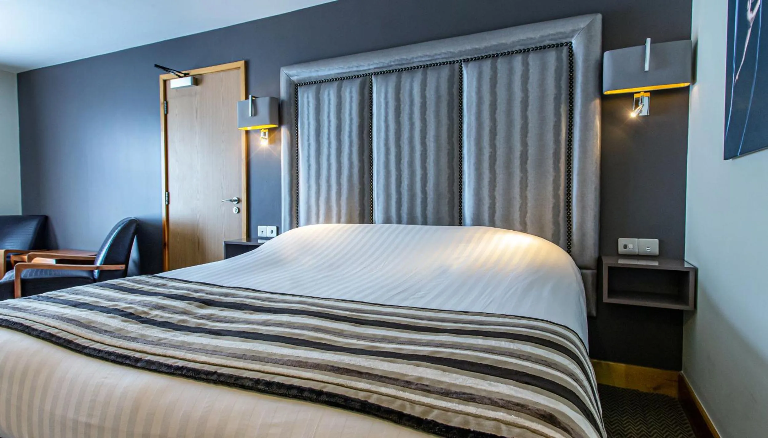 Bed in The Big Blue Hotel - Blackpool Pleasure Beach