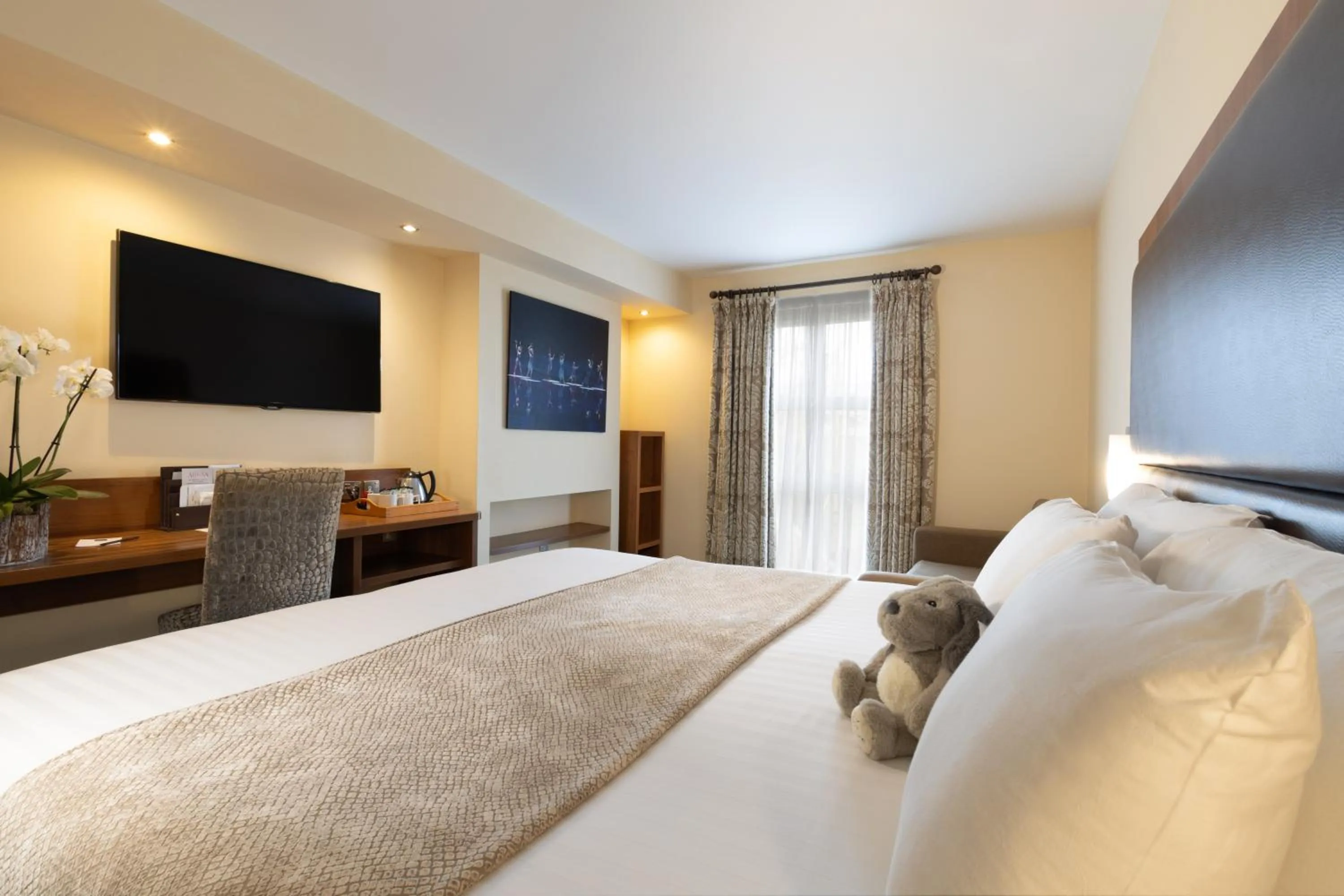 Bed in The Big Blue Hotel - Blackpool Pleasure Beach