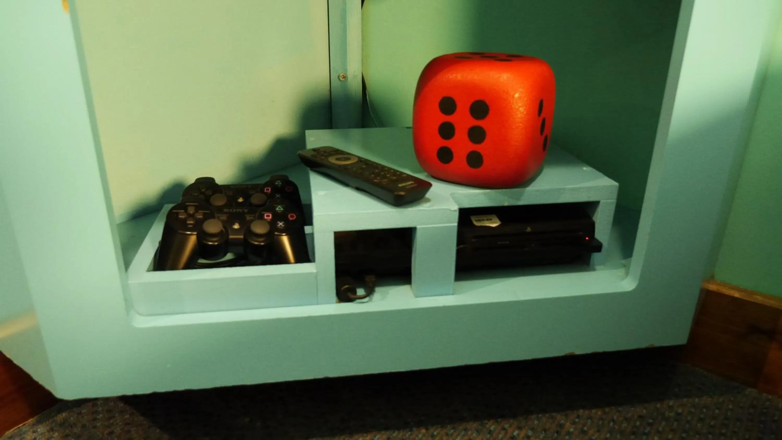 Family in The Big Blue Hotel - Blackpool Pleasure Beach