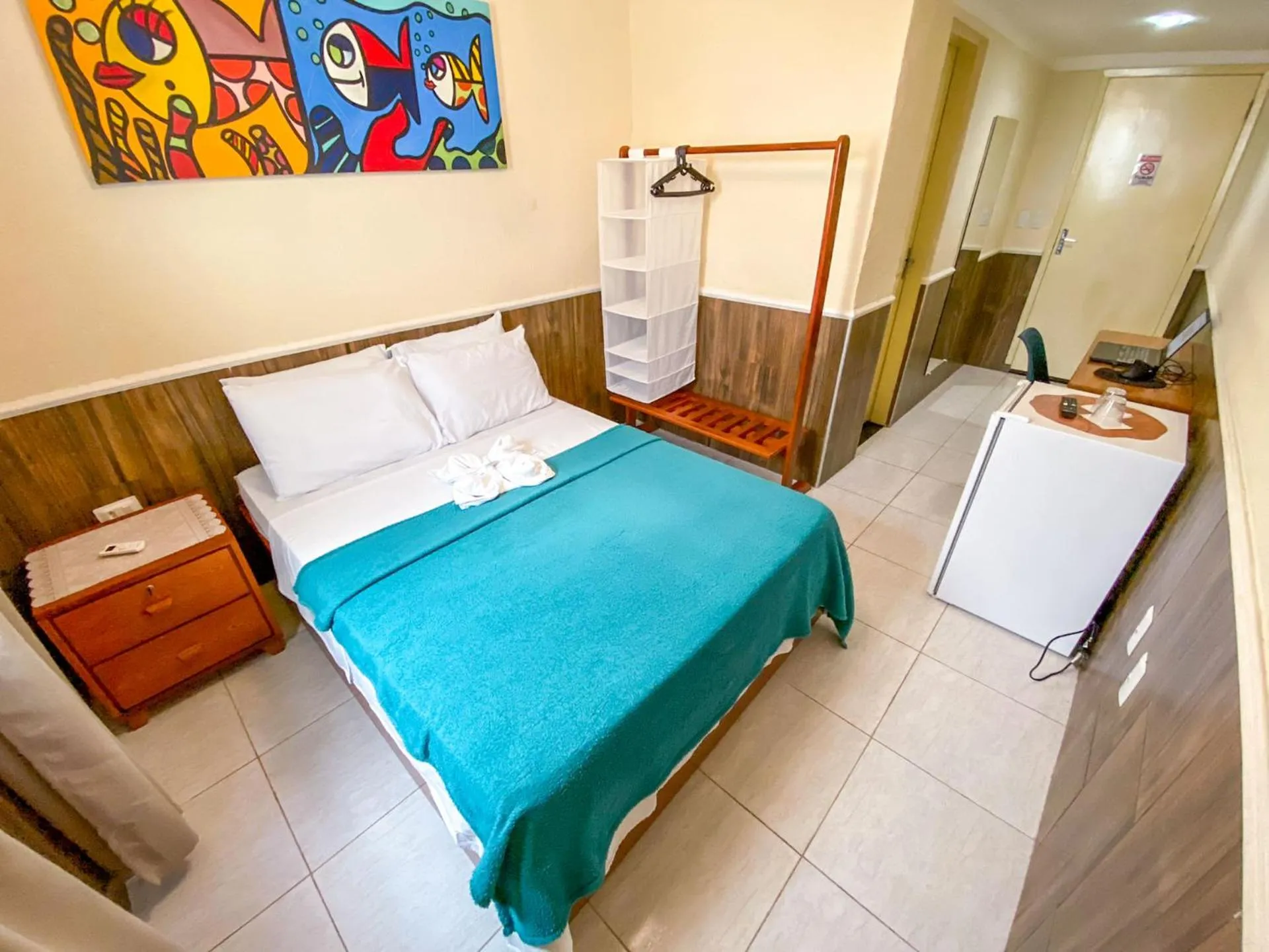 Bed in Refúgio Pousada Fortaleza