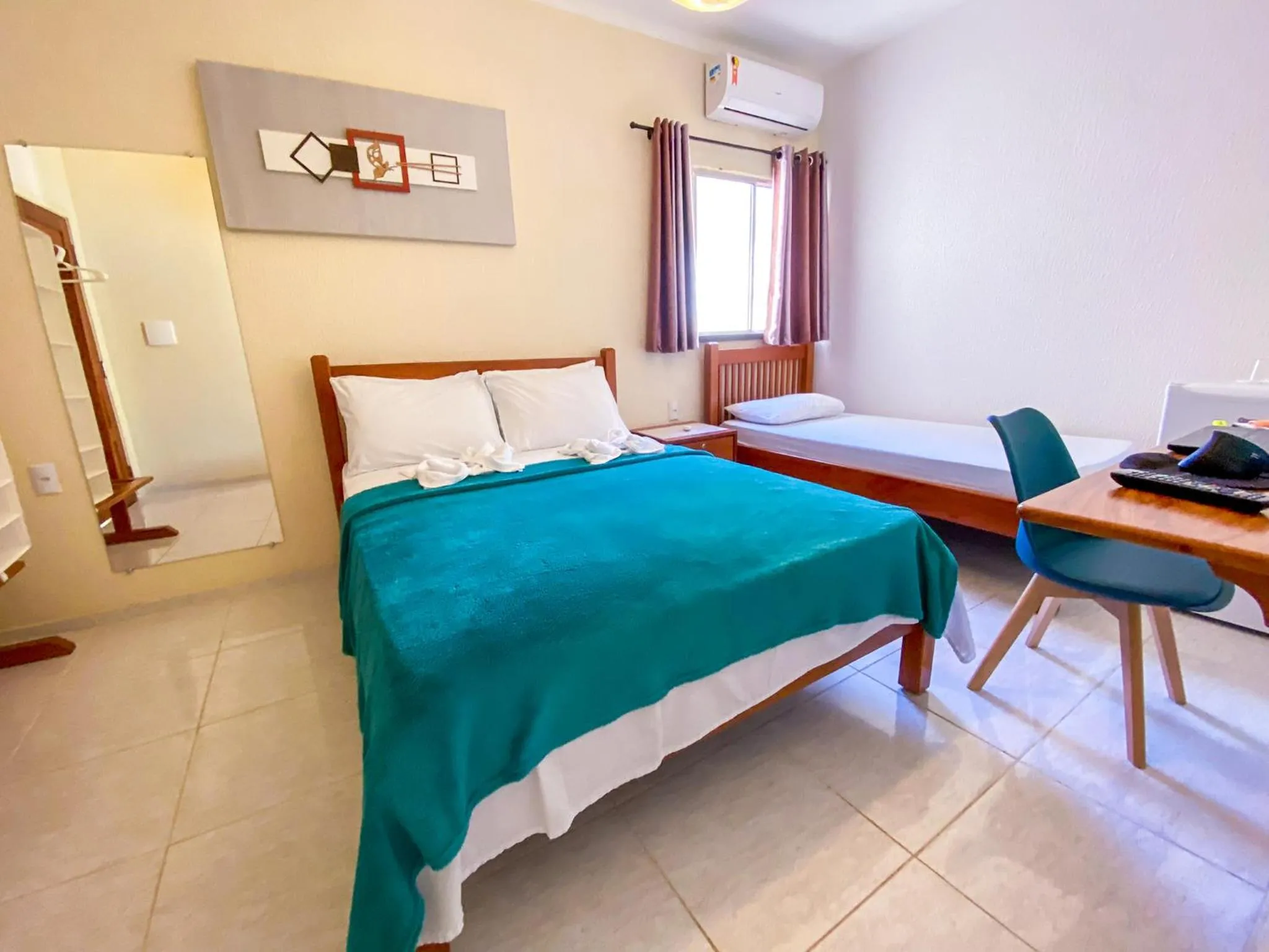 Bed in Refúgio Pousada Fortaleza