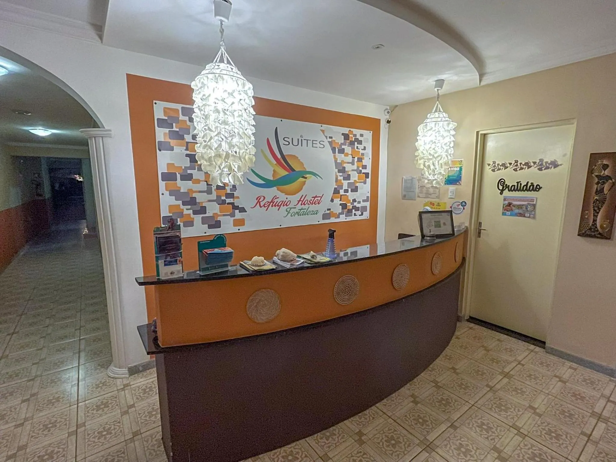 Lobby or reception in Refúgio Pousada Fortaleza