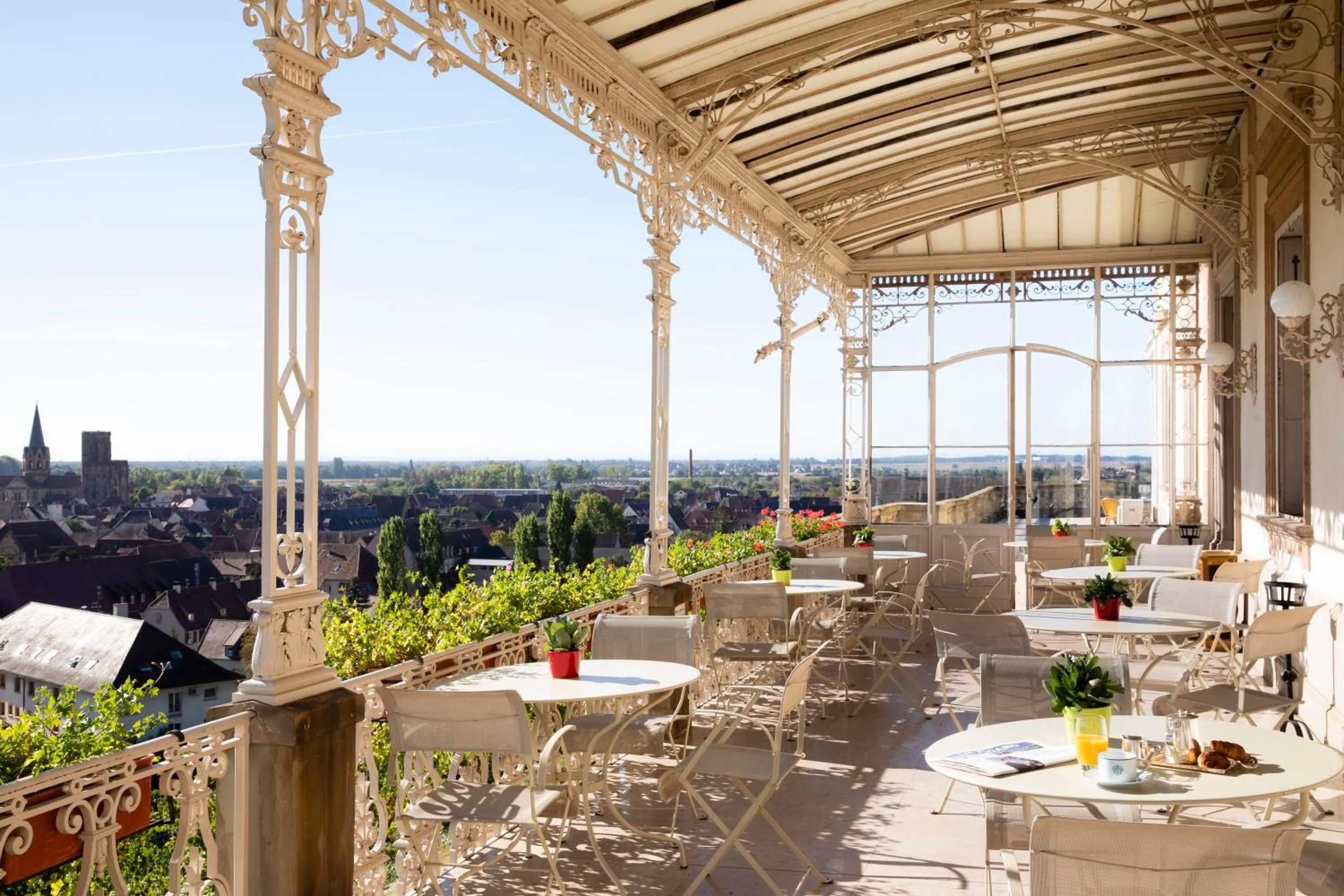 Balcony/Terrace in Château d'Isenbourg & SPA