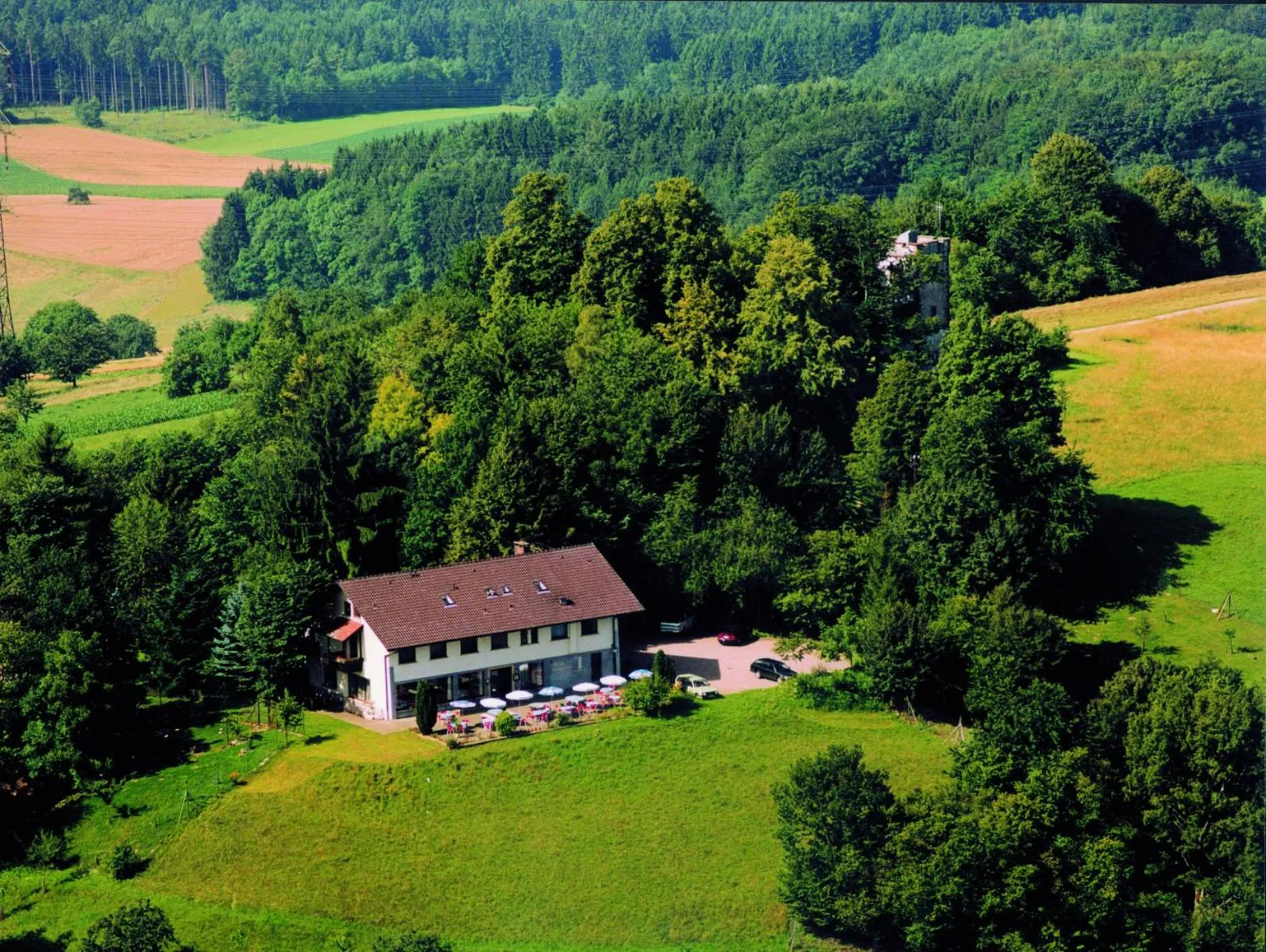 Bird's eye view in Hotel Hohe Flum
