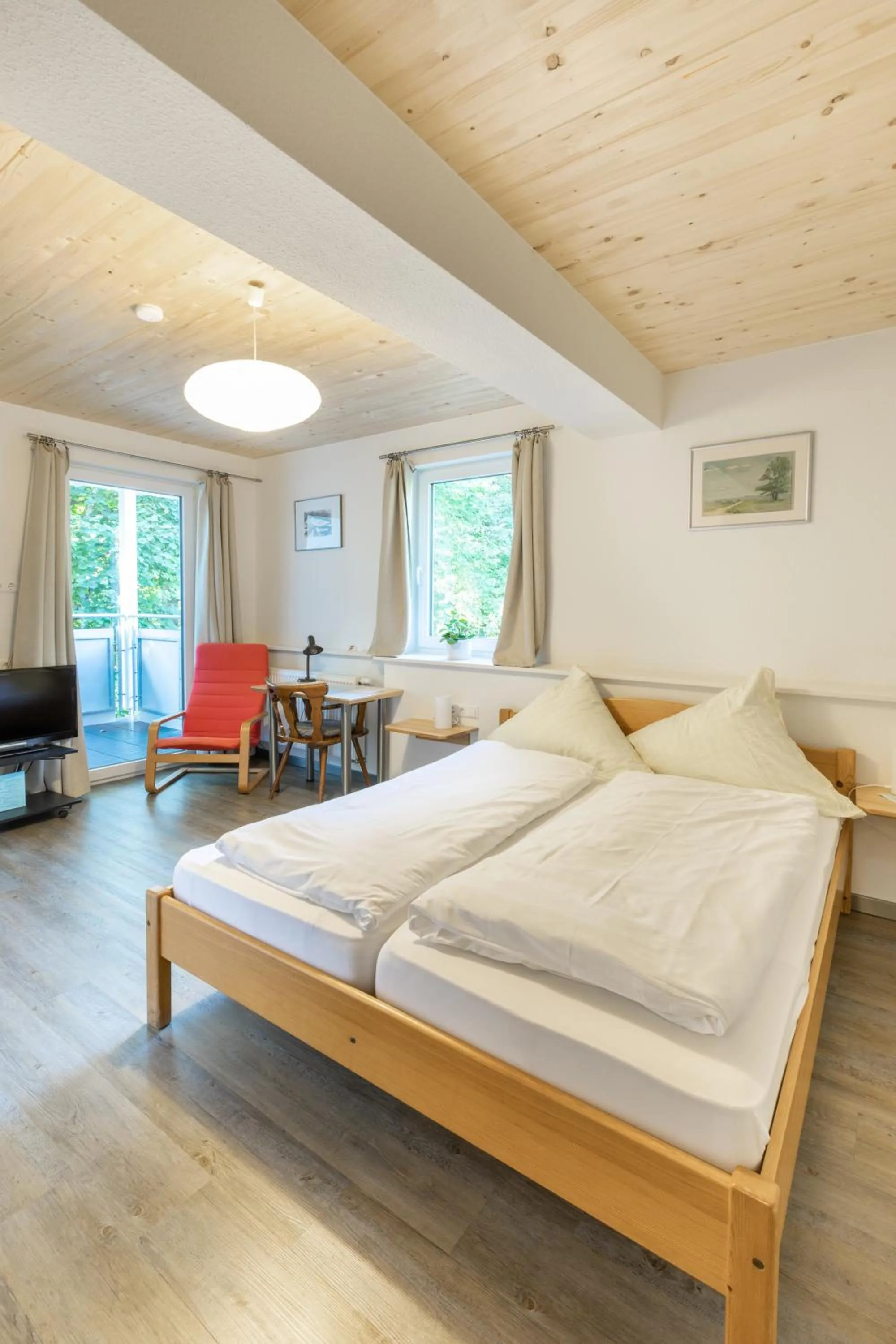 Photo of the whole room, Bed in Hotel Hohe Flum