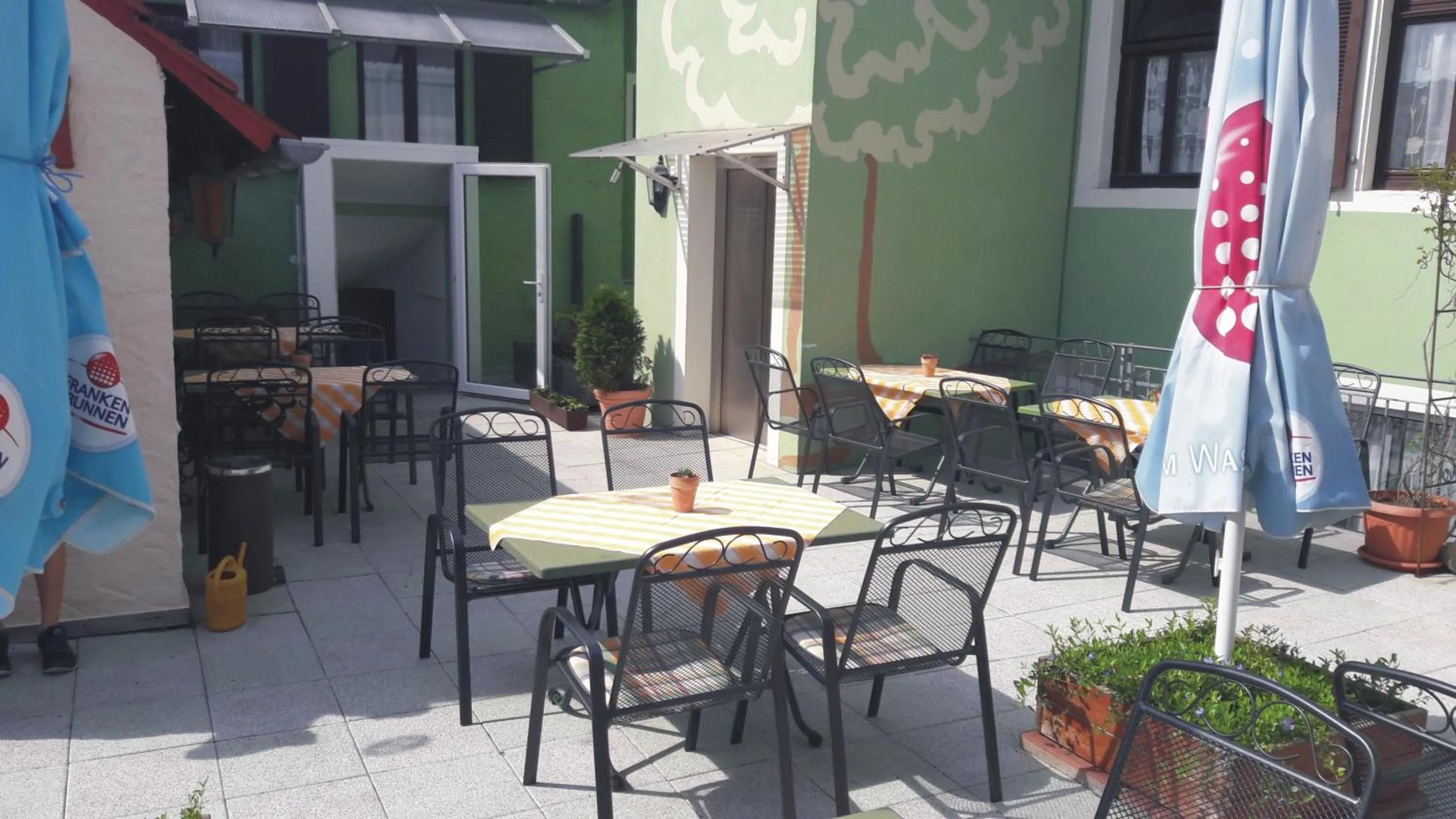 Balcony/Terrace, Restaurant/Places to Eat in Gasthof Grüner Baum