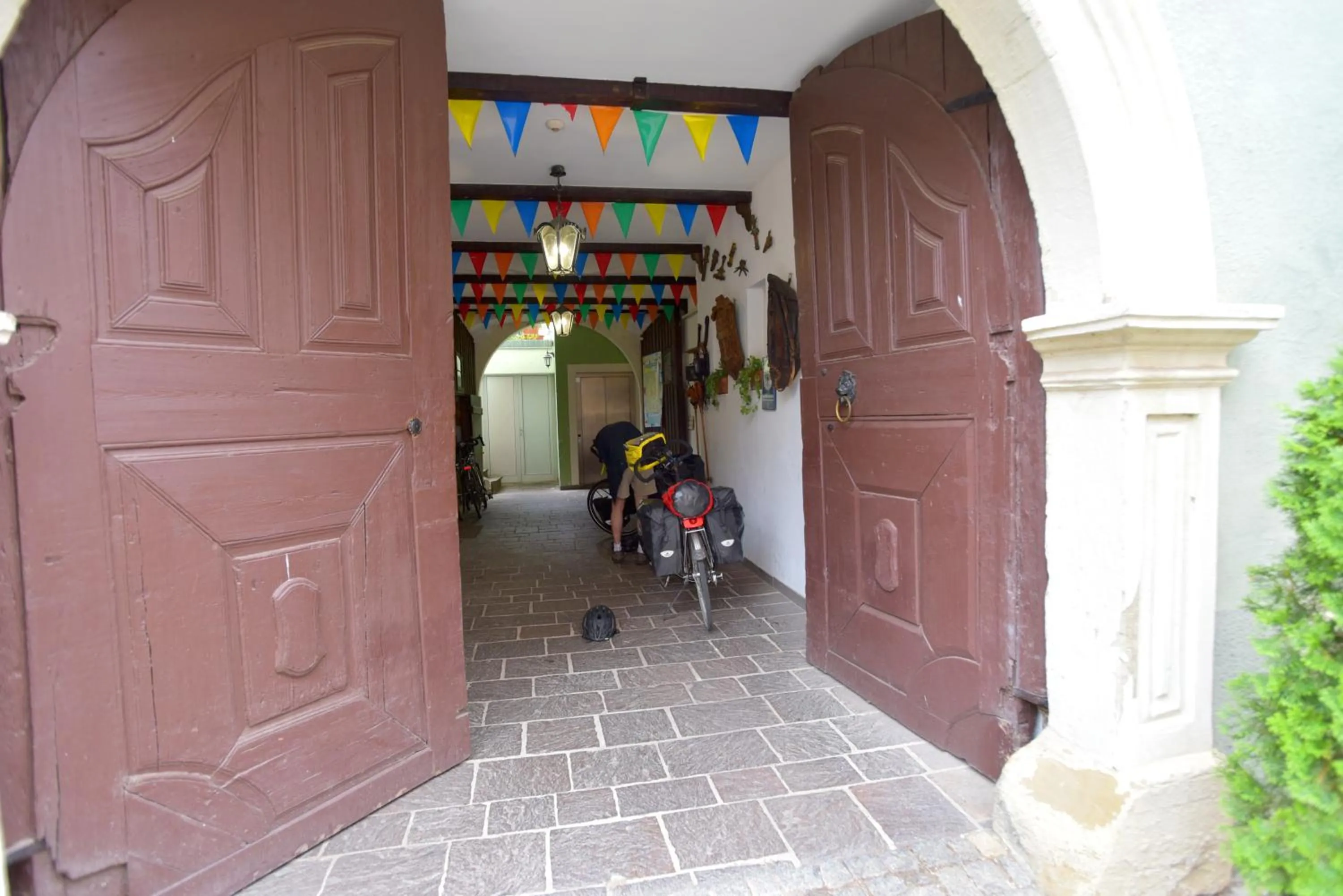 Patio in Gasthof Grüner Baum