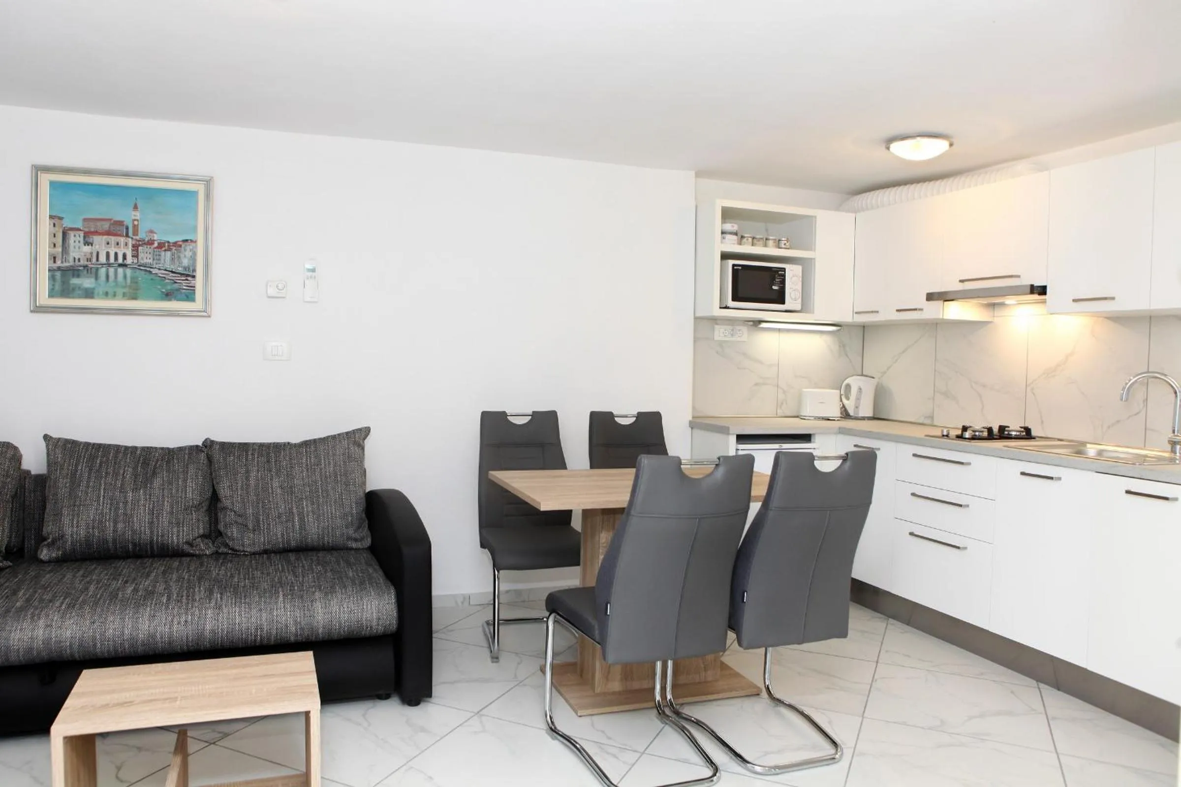 Kitchen or kitchenette in Apartmaji sončne terase - Sunny Terraces Apartments