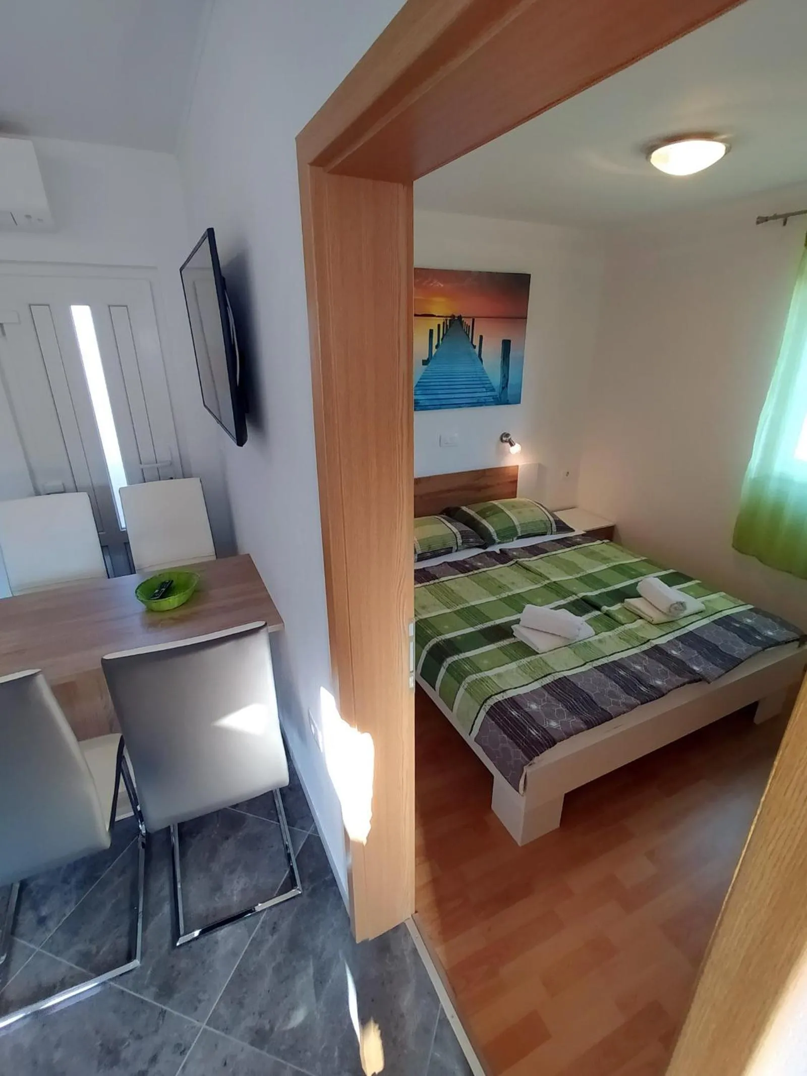 Bed in Apartmaji sončne terase - Sunny Terraces Apartments