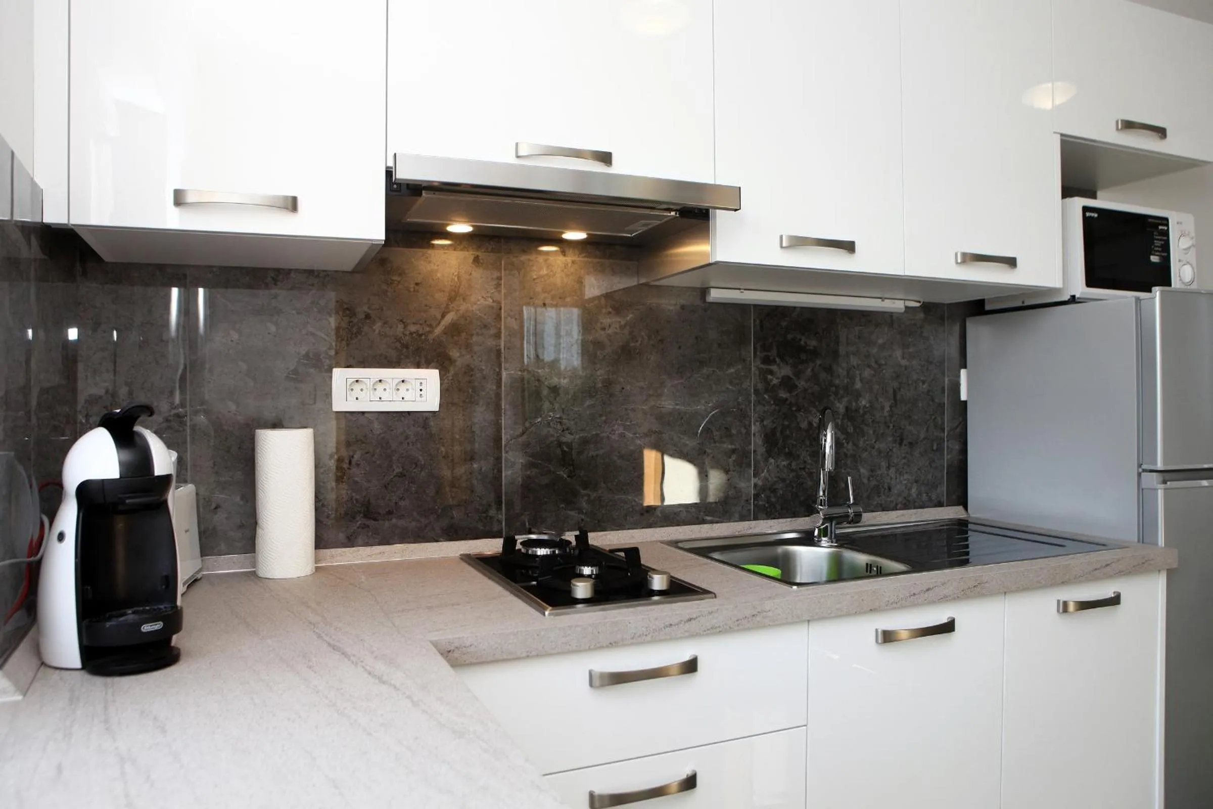 Kitchen or kitchenette in Apartmaji sončne terase - Sunny Terraces Apartments