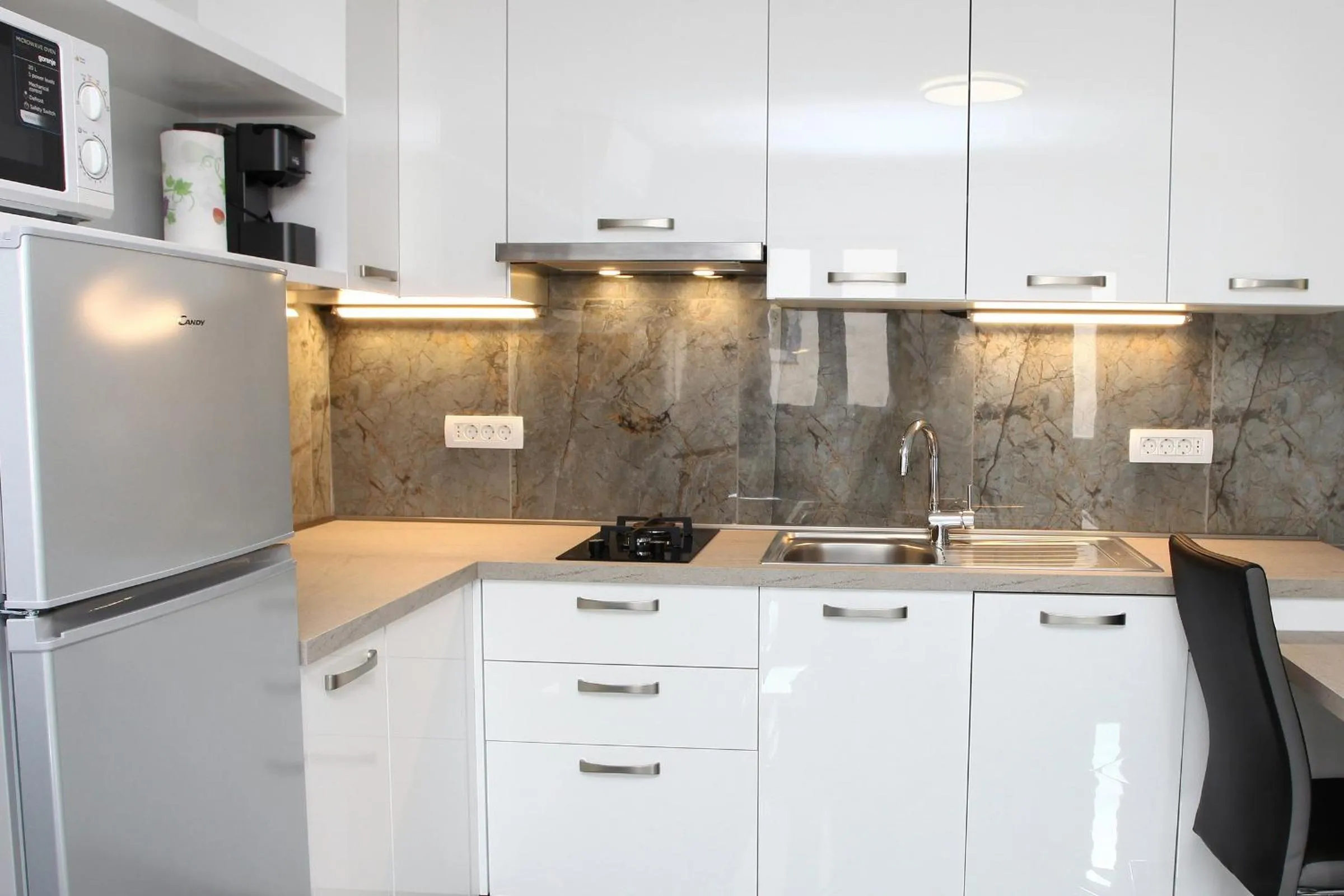 Kitchen or kitchenette in Apartmaji sončne terase - Sunny Terraces Apartments