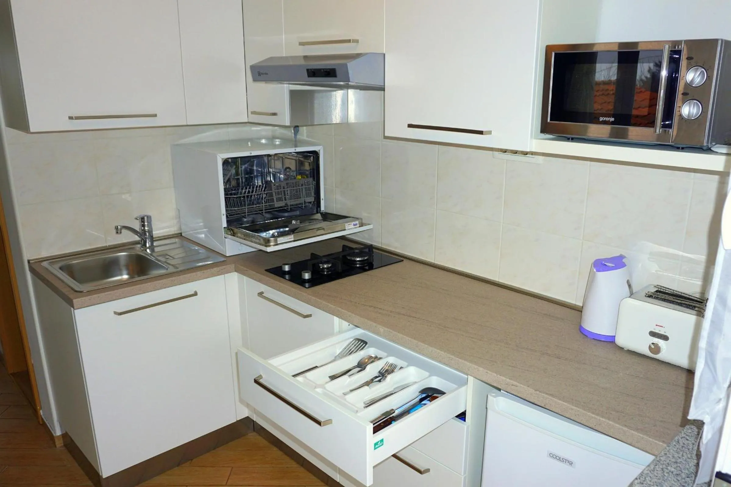 Kitchen or kitchenette in Apartmaji sončne terase - Sunny Terraces Apartments