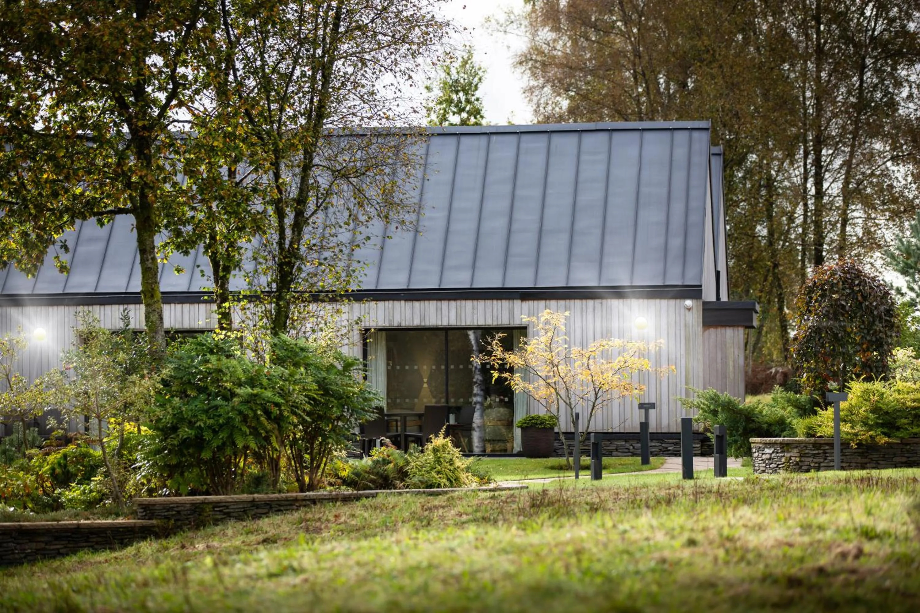 Garden in Linthwaite House Hotel
