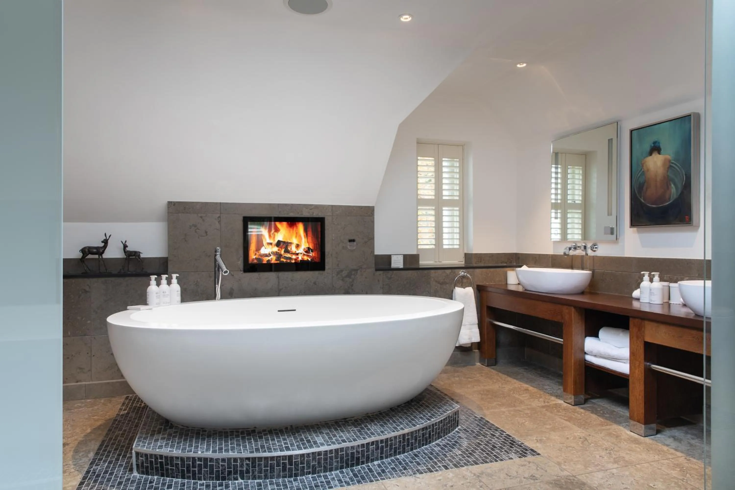 Bathroom in Linthwaite House Hotel
