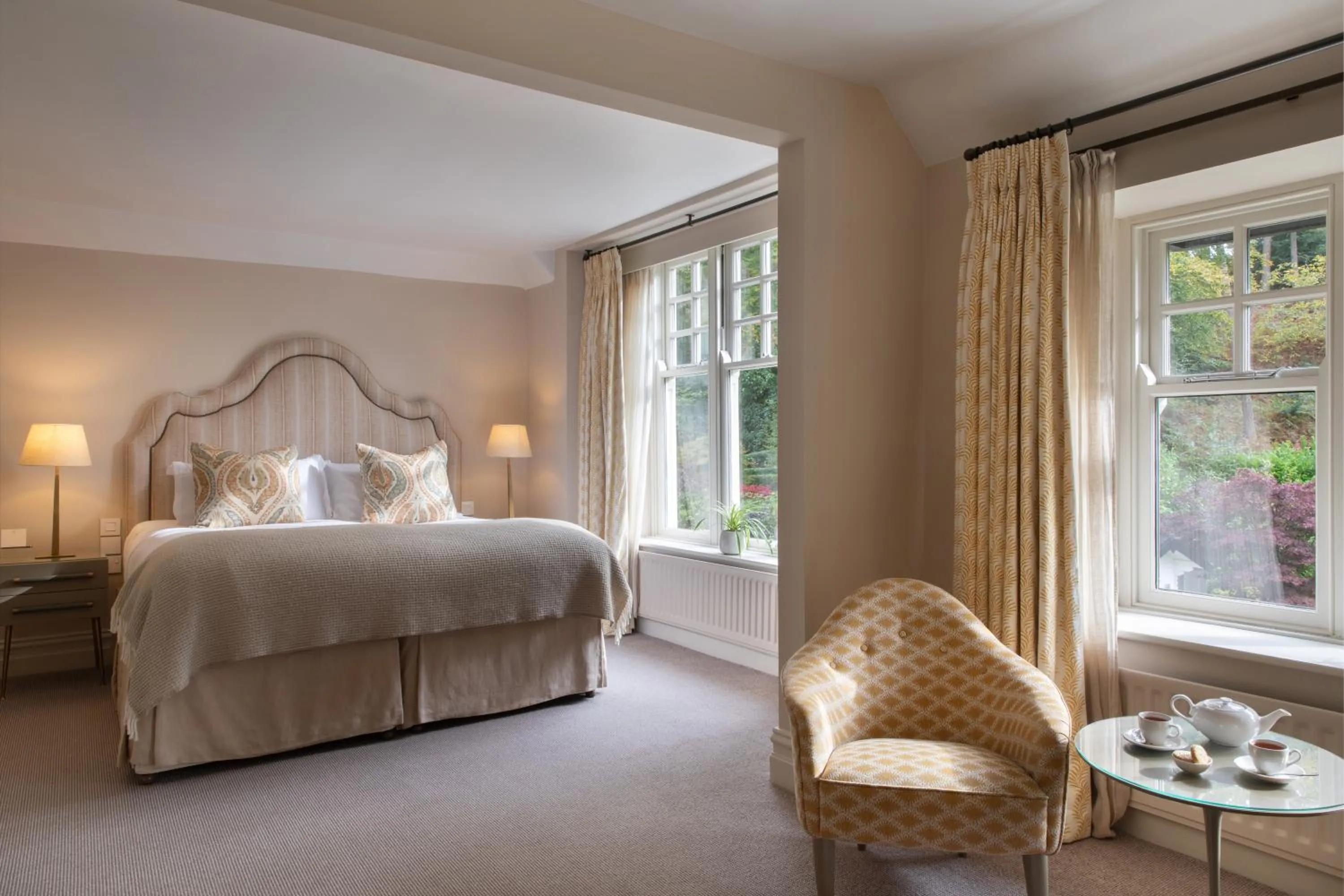 Bedroom, Bed in Linthwaite House Hotel