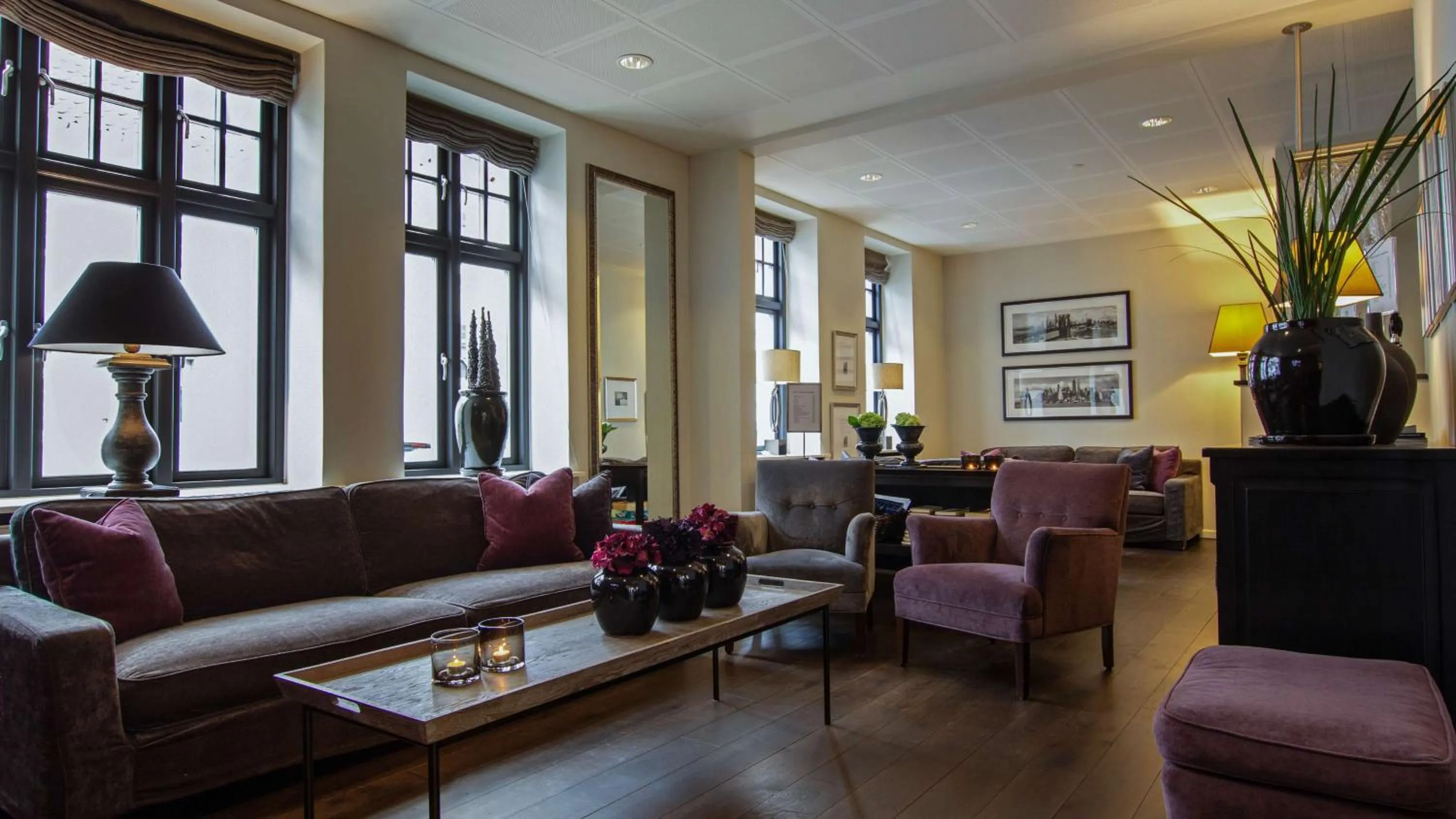 Lounge or bar in Hotel Kronjylland