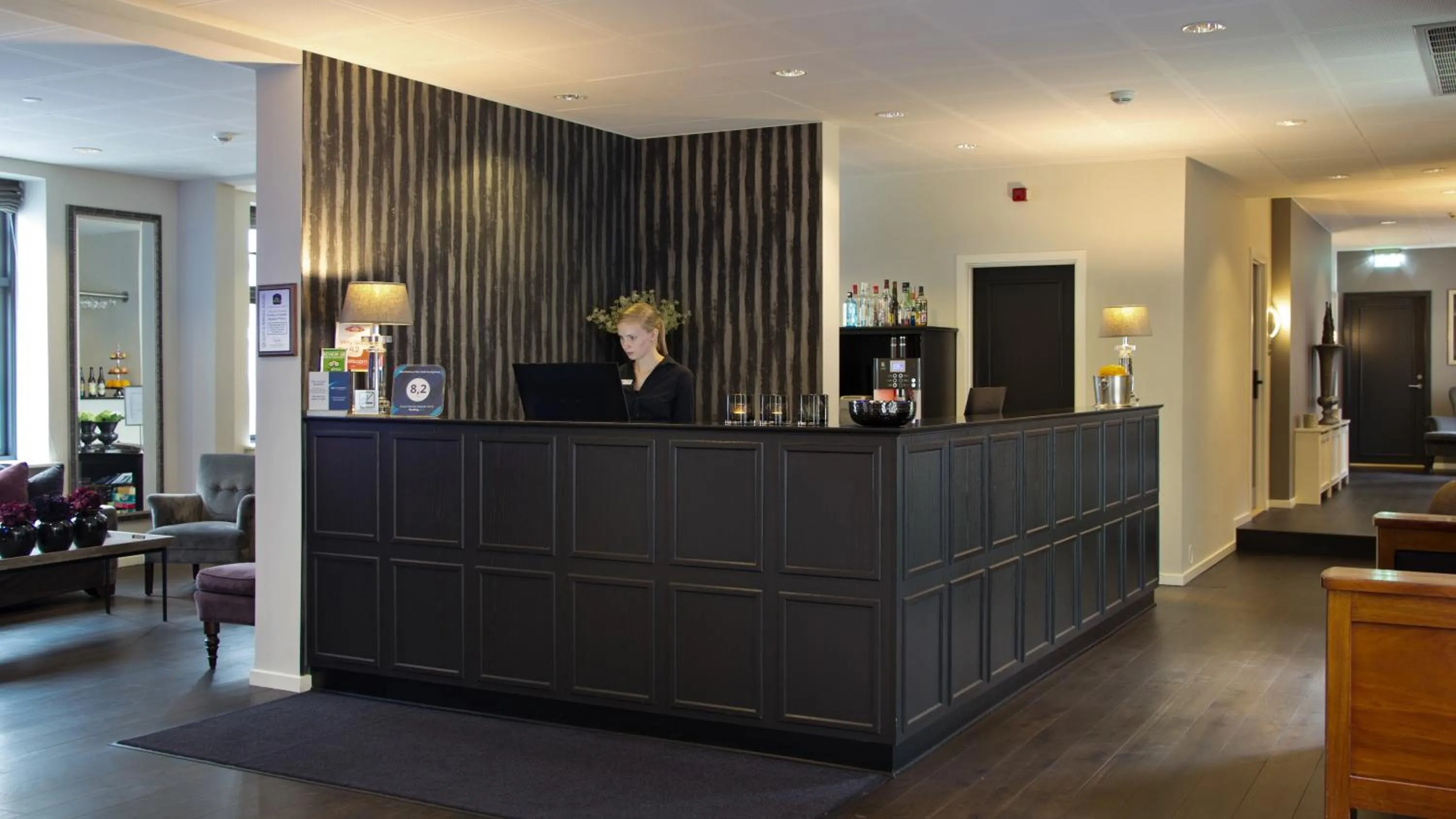 Lobby or reception in Hotel Kronjylland