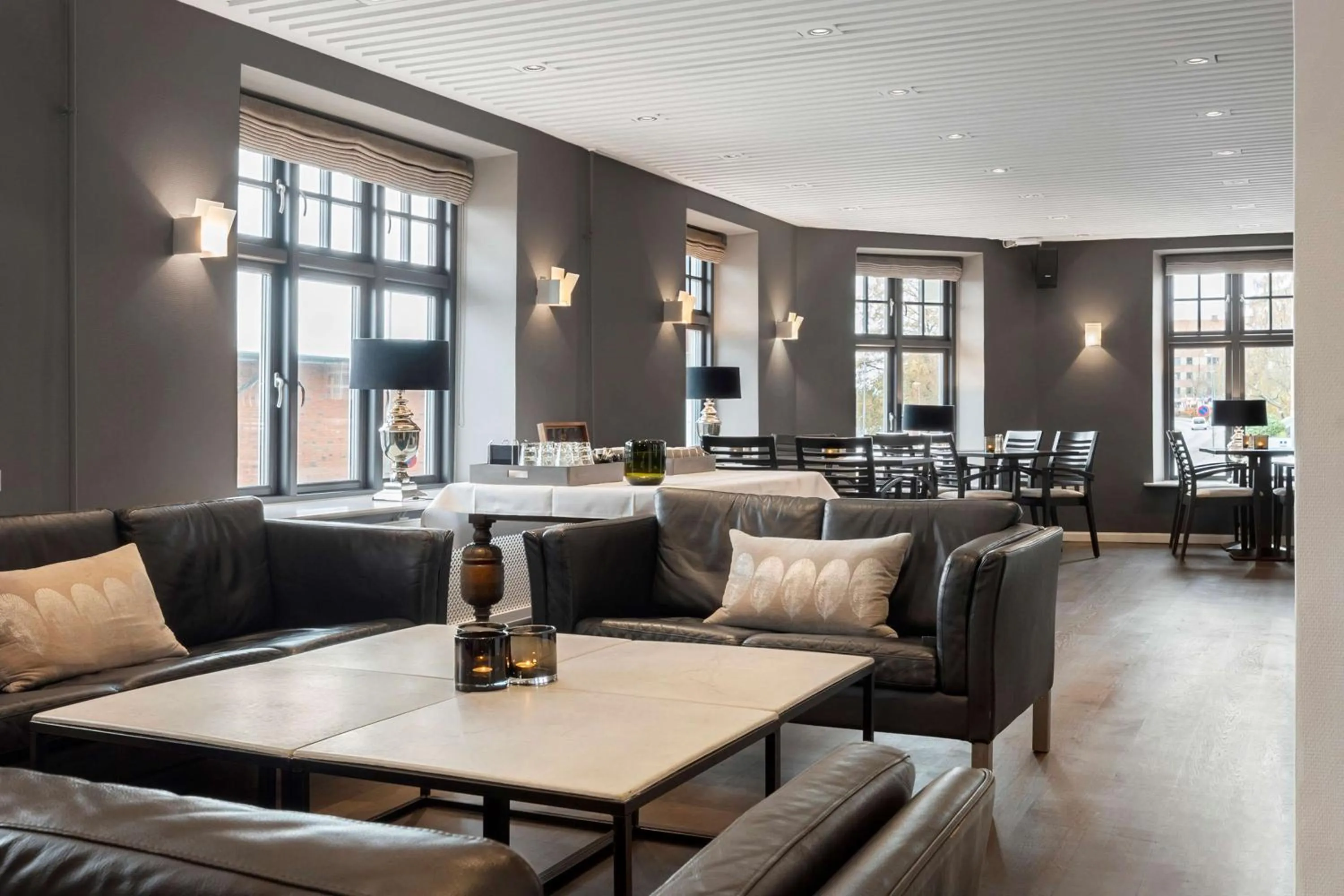 Lounge or bar in Hotel Kronjylland