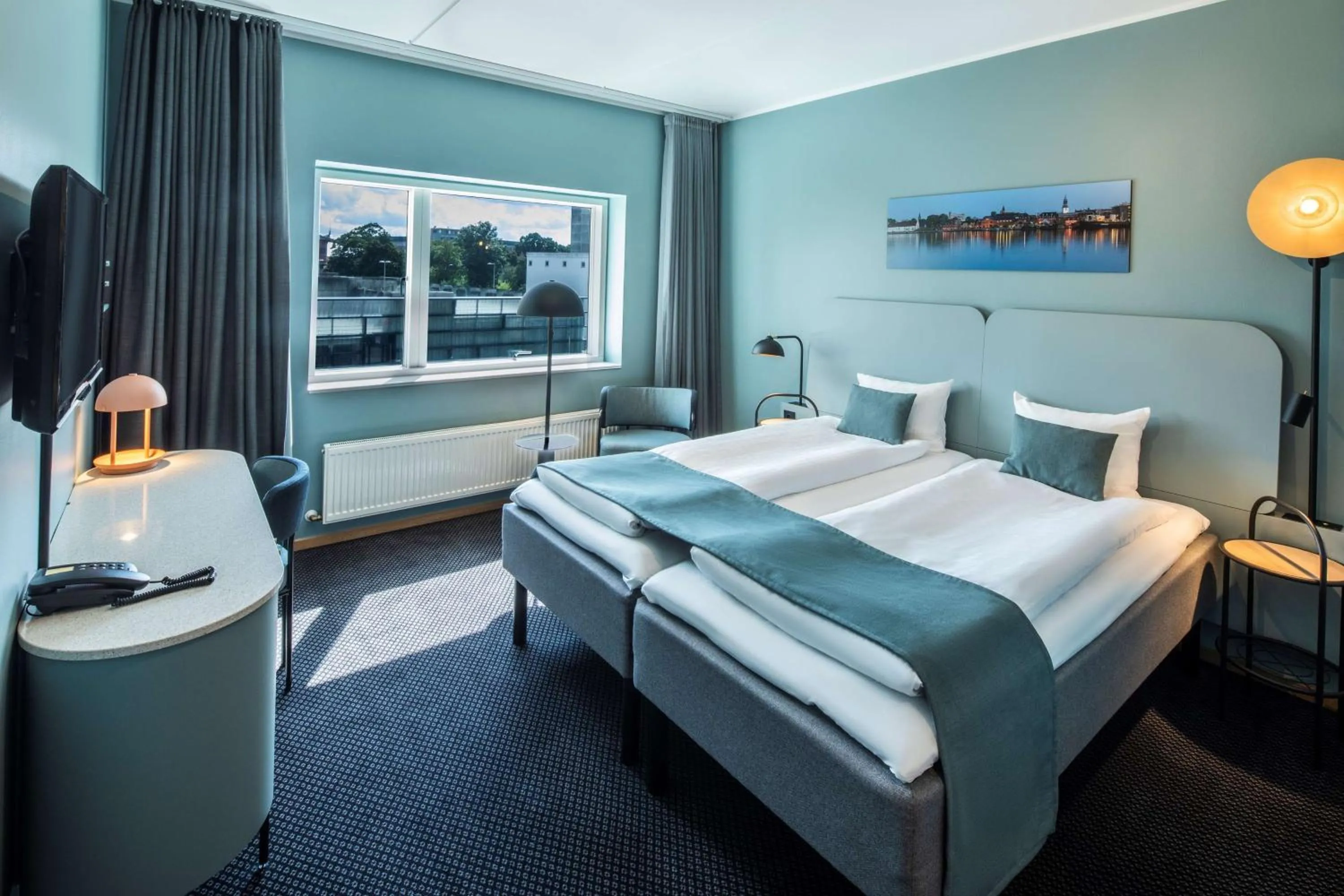 Bedroom, Bed in Scandic Aalborg City