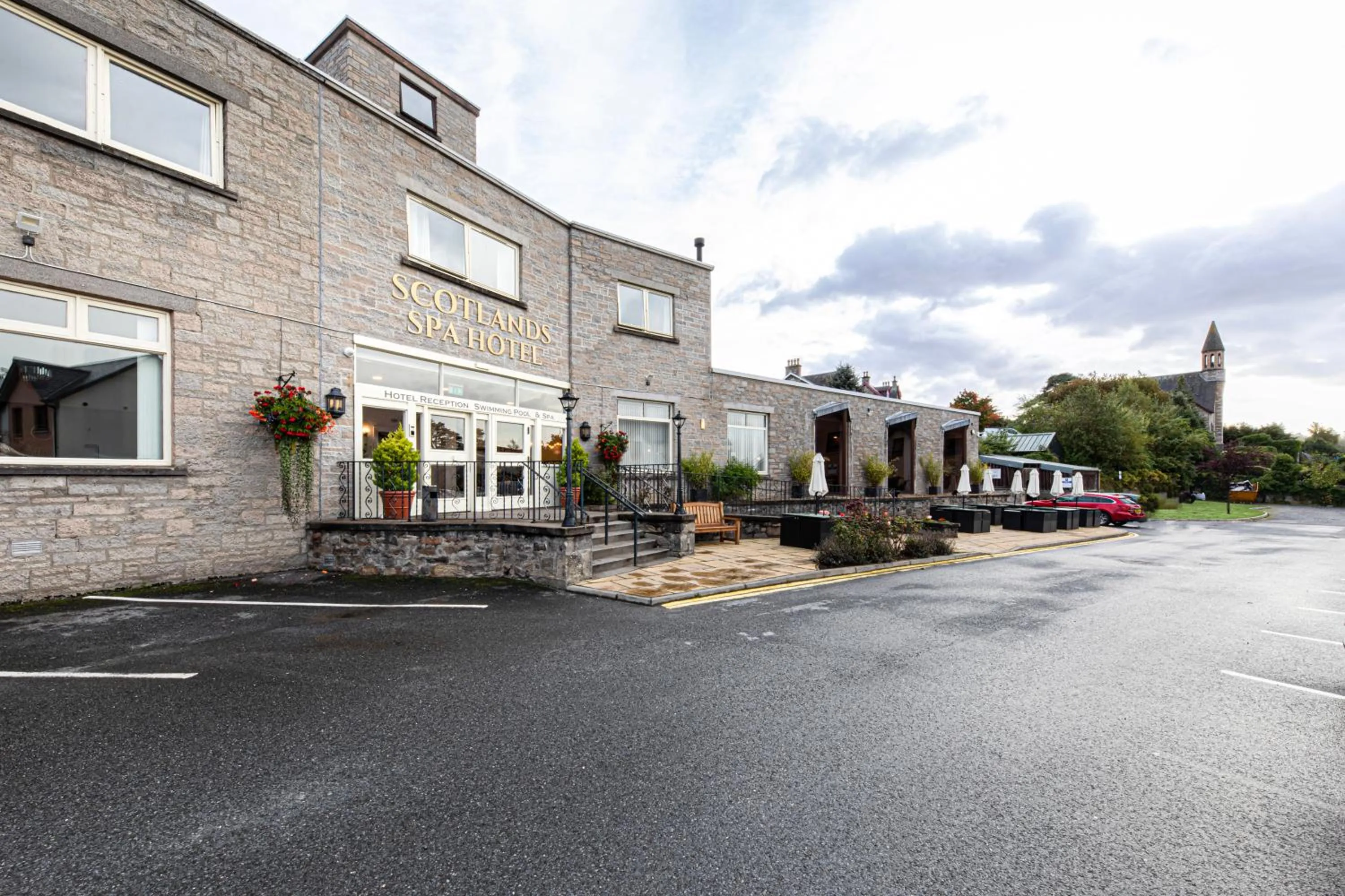 Property building in Scotland's Spa Hotel