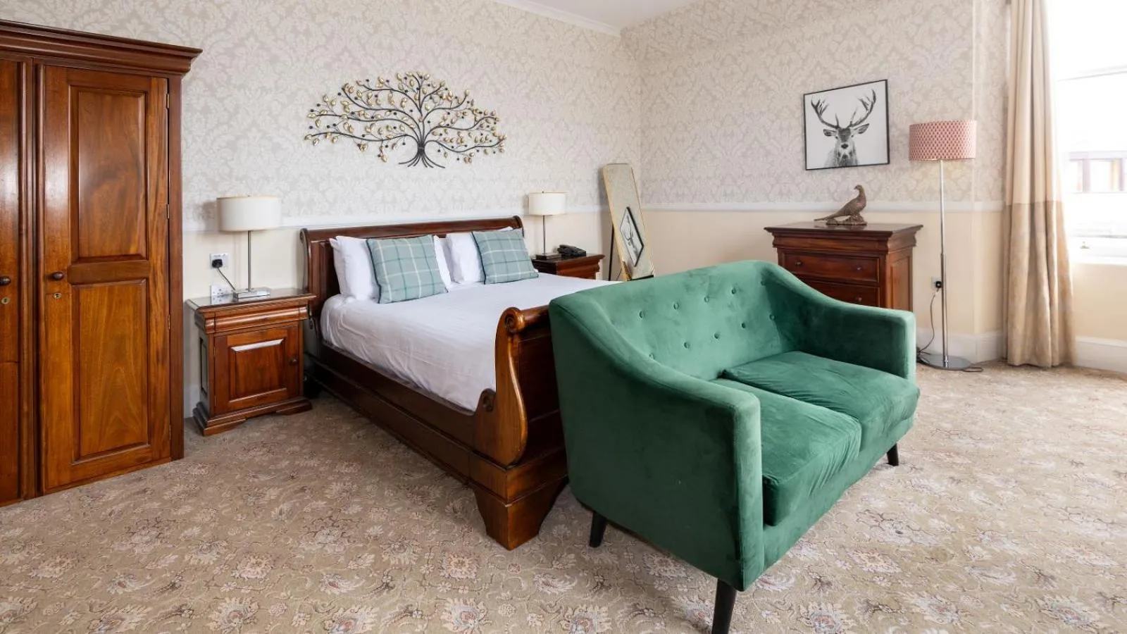 Bedroom, Bed in Scotland's Spa Hotel