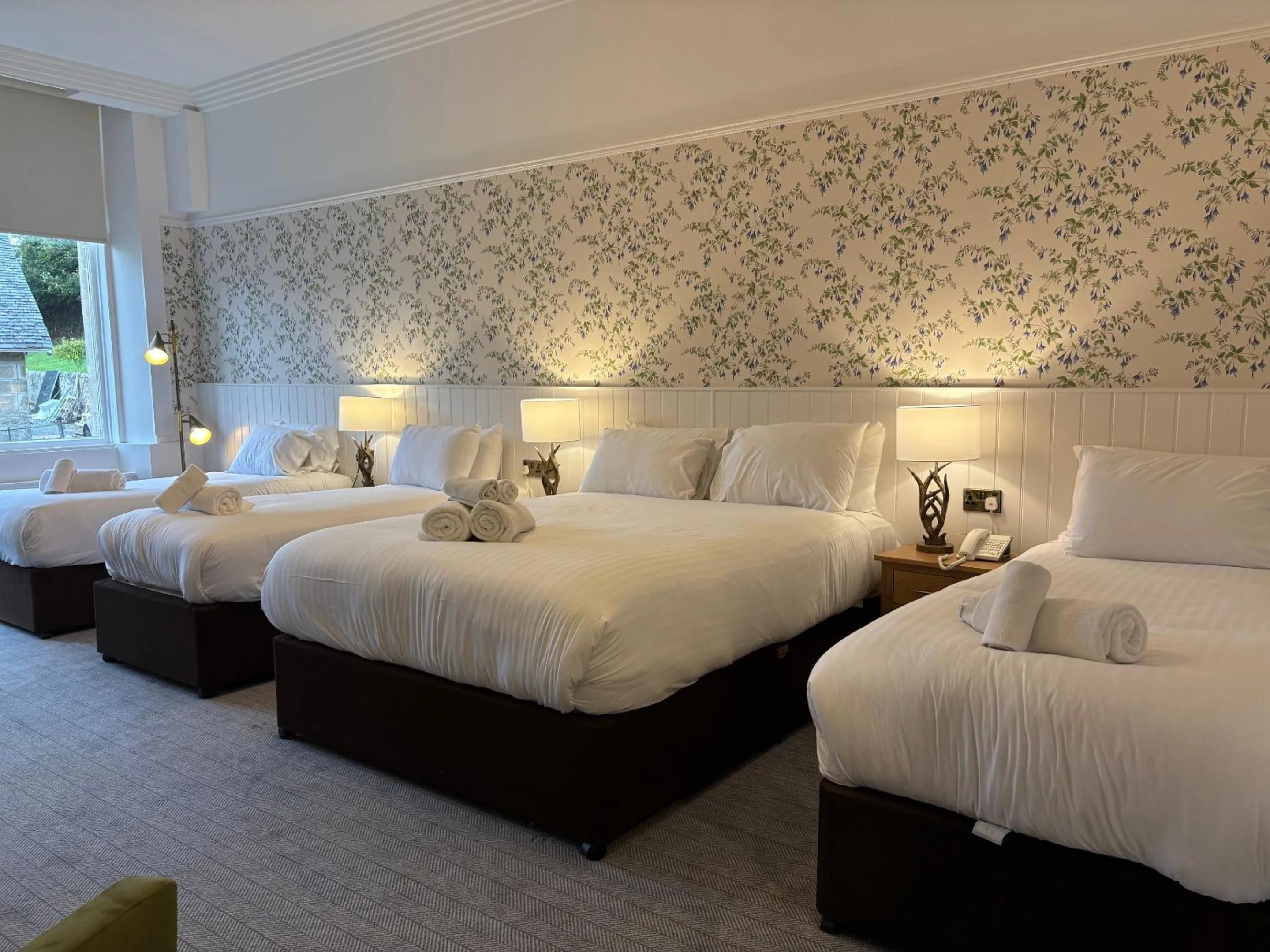 Bed in Scotland's Spa Hotel