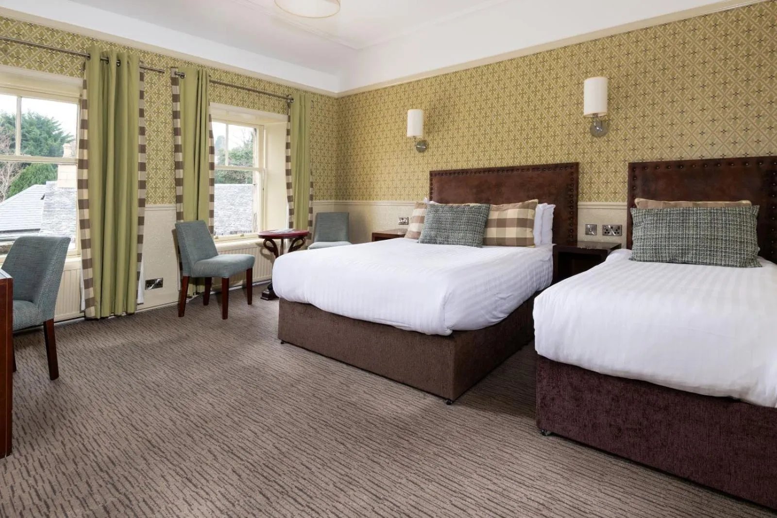Bedroom, Bed in Scotland's Spa Hotel
