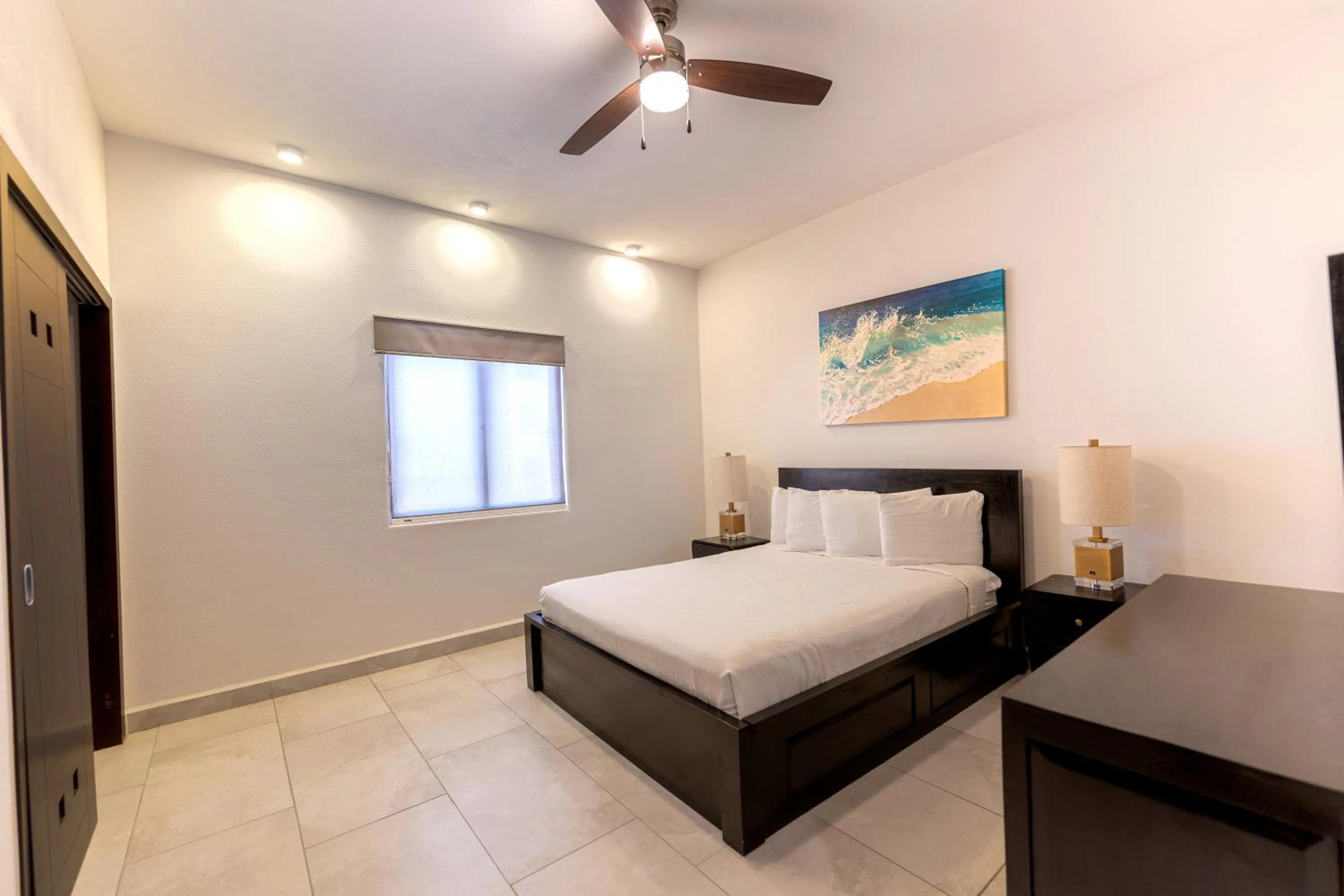 Bed in Laguna Shores Resort