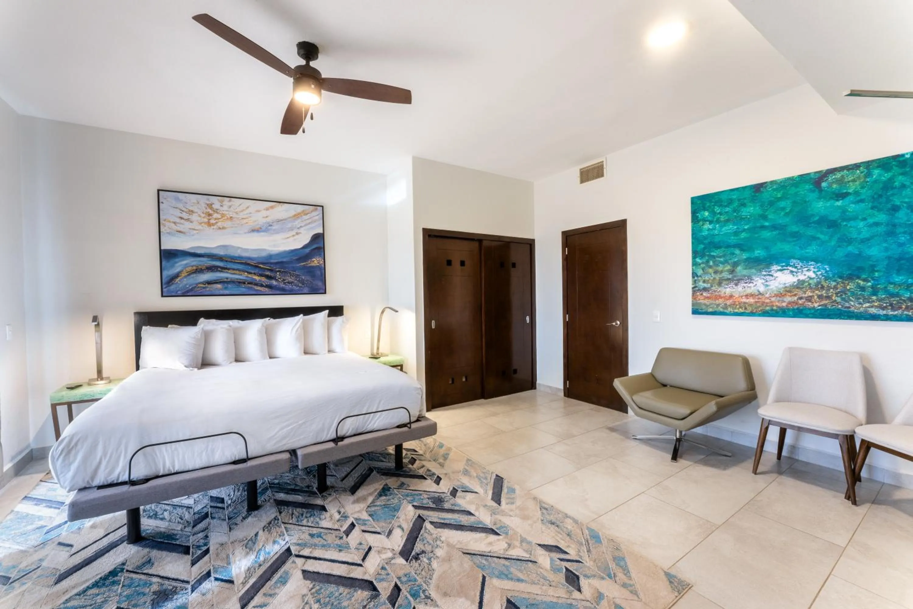 Bed in Laguna Shores Resort