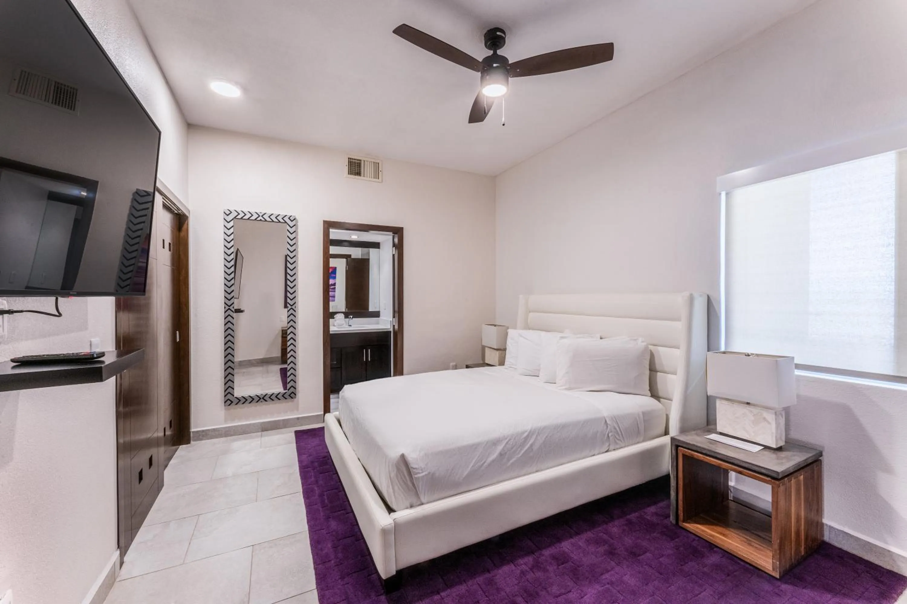 Bed in Laguna Shores Resort