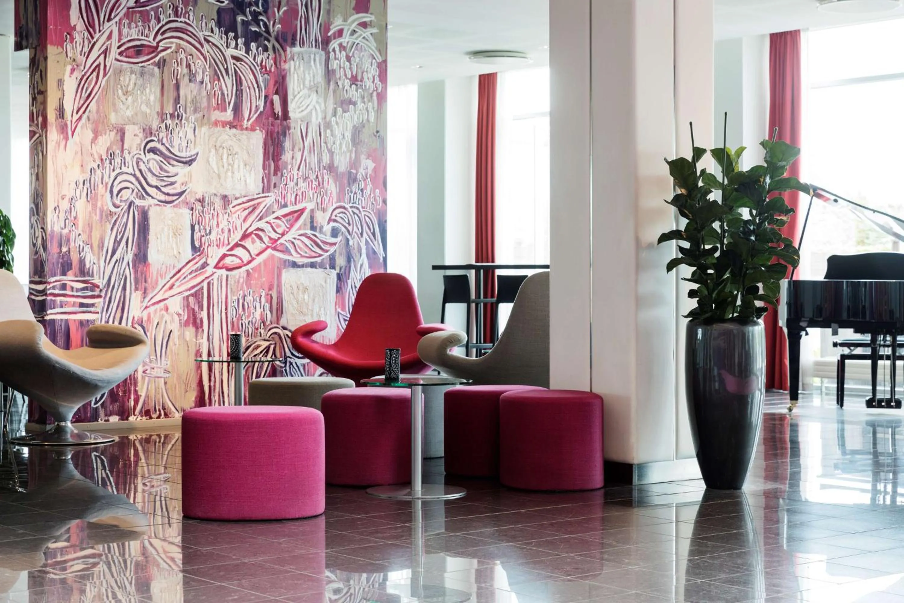 Lobby or reception in Scandic Sluseholmen