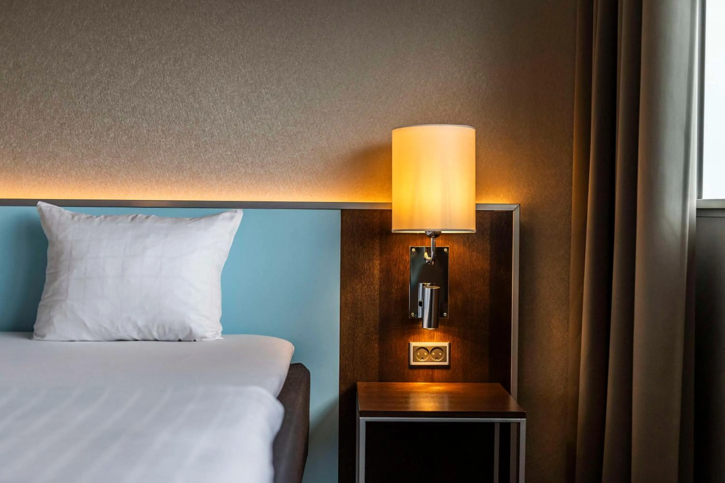 Bedroom, Bed in Scandic Sluseholmen