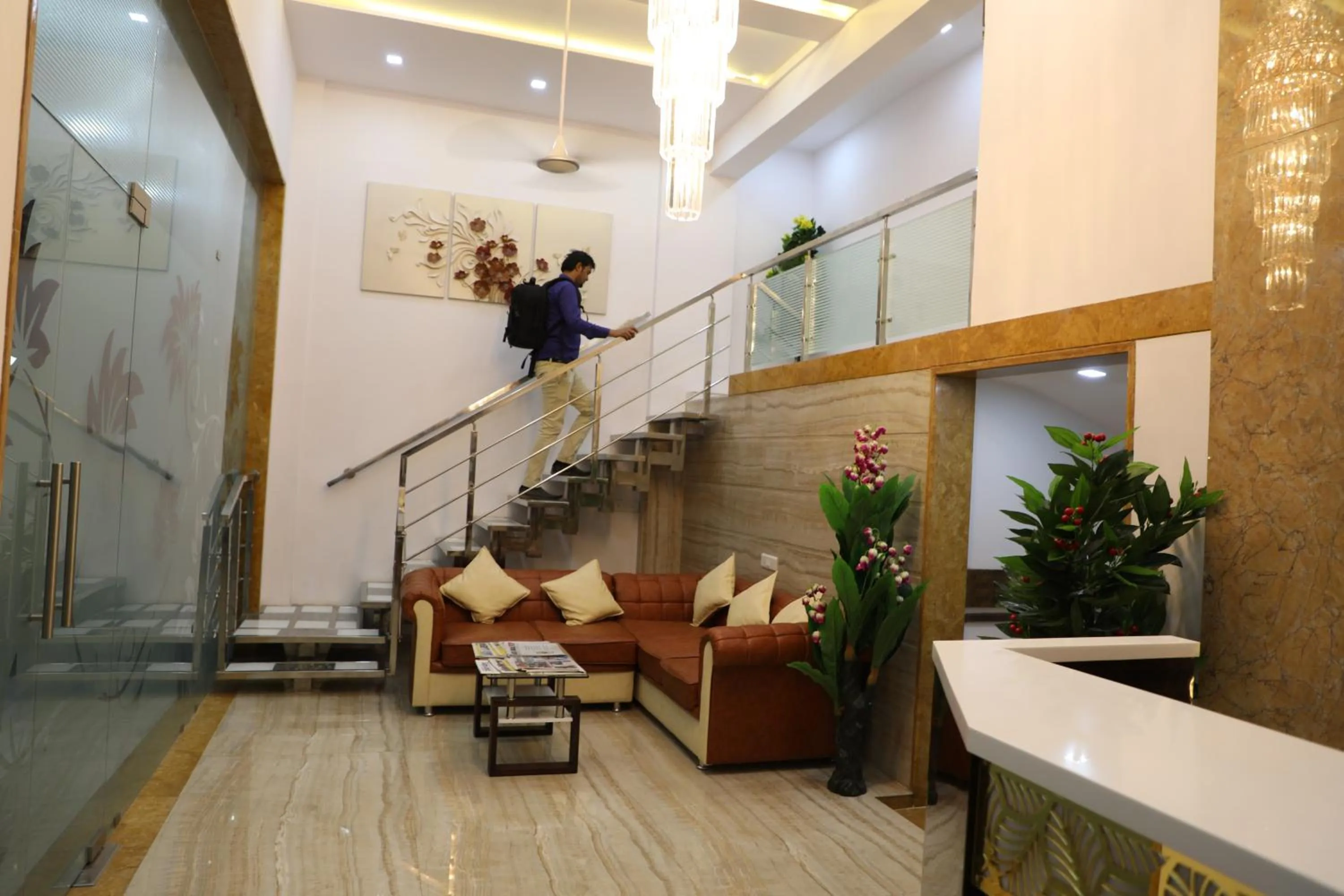 Lobby or reception in Hotel Pearl