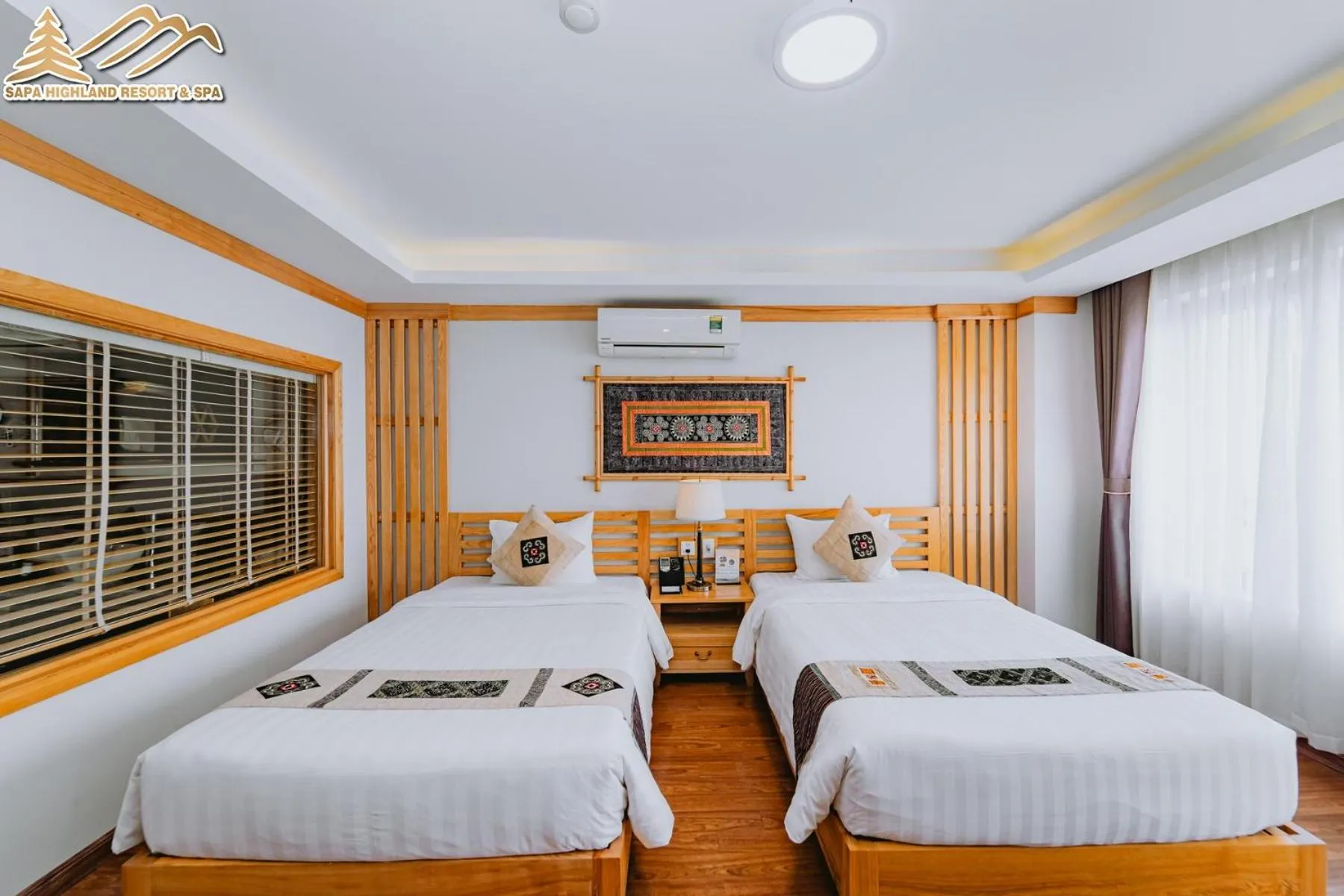 Bed in Sapa Highland Resort & Spa