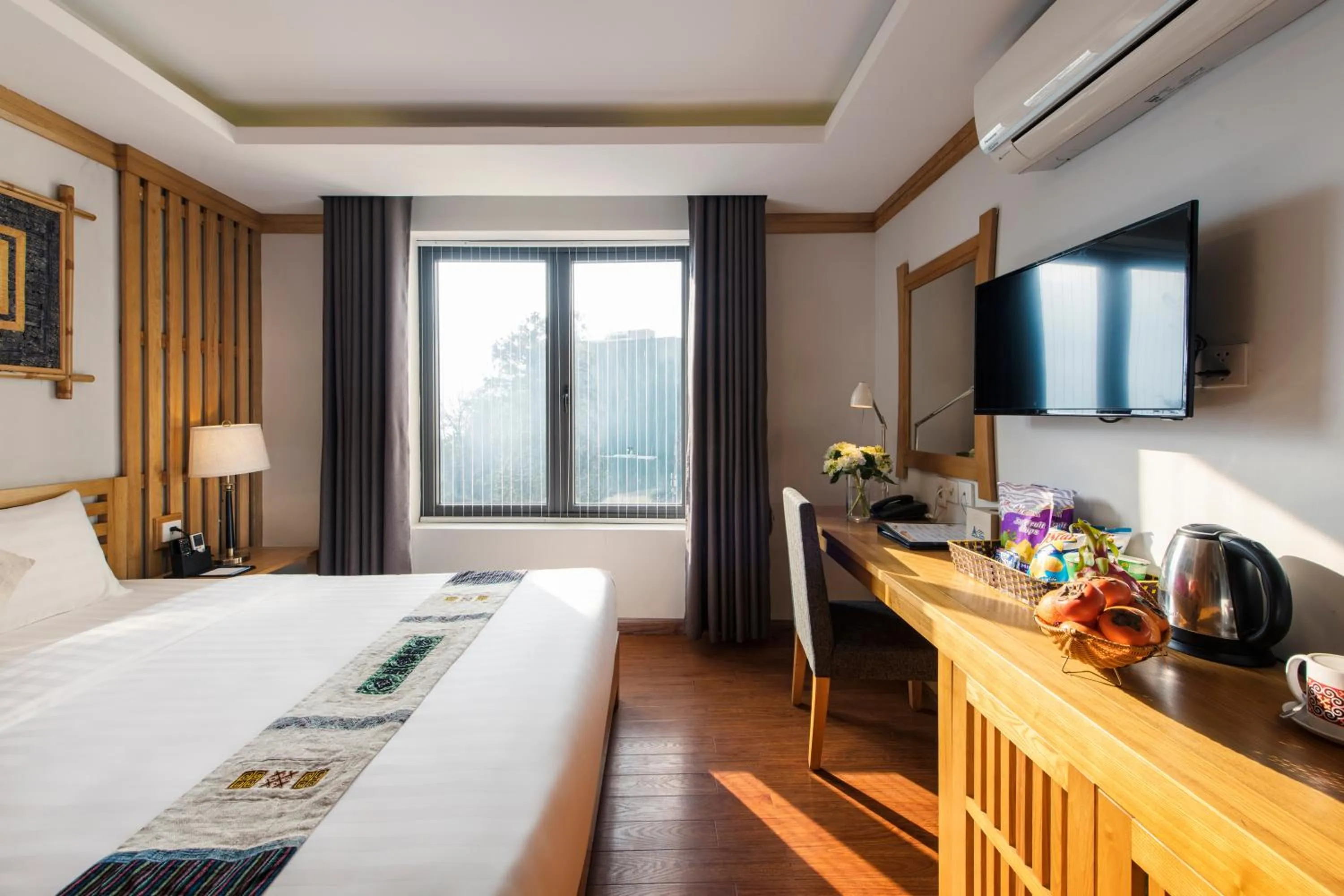 Bed in Sapa Highland Resort & Spa