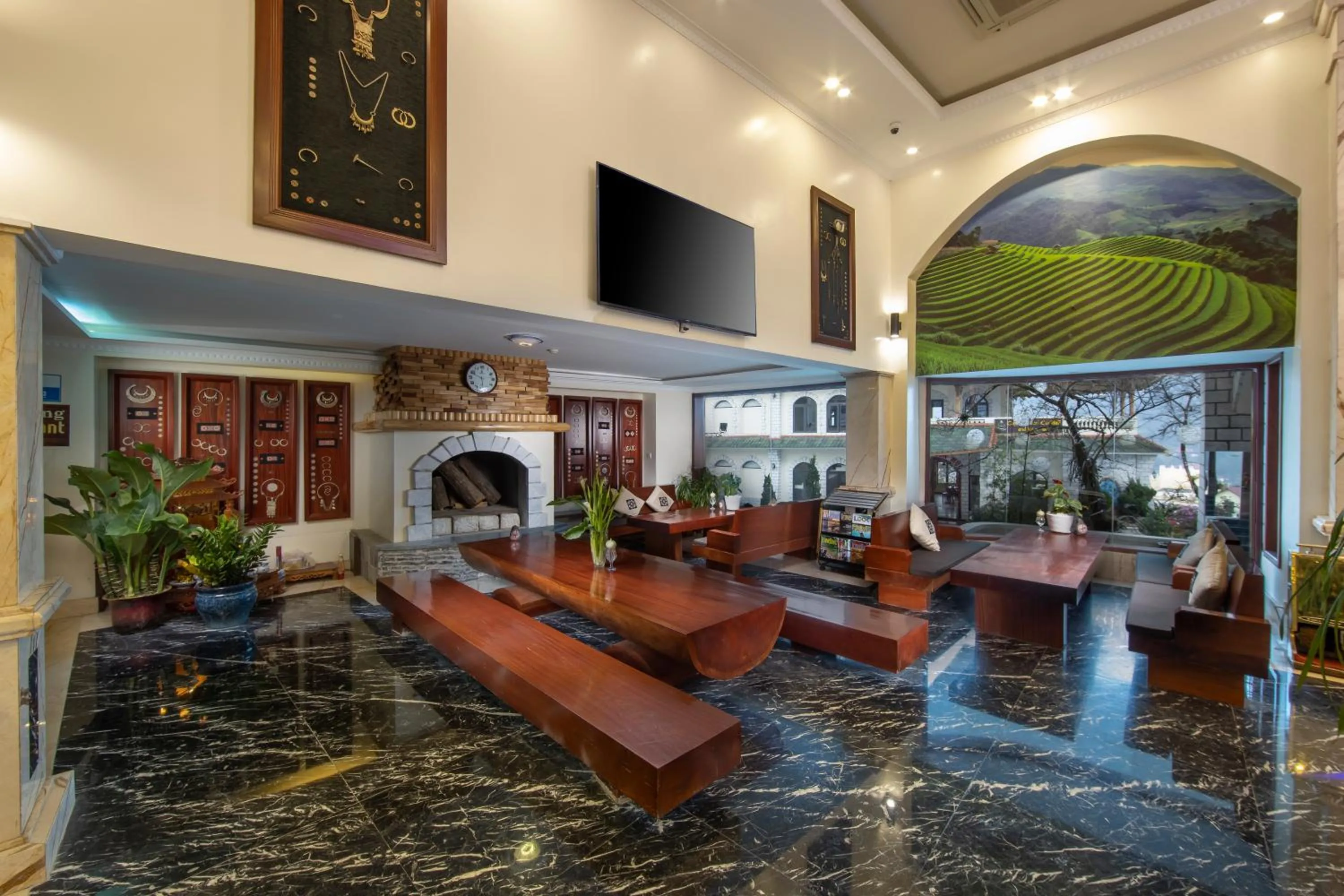 Communal lounge/ TV room in Sapa Highland Resort & Spa