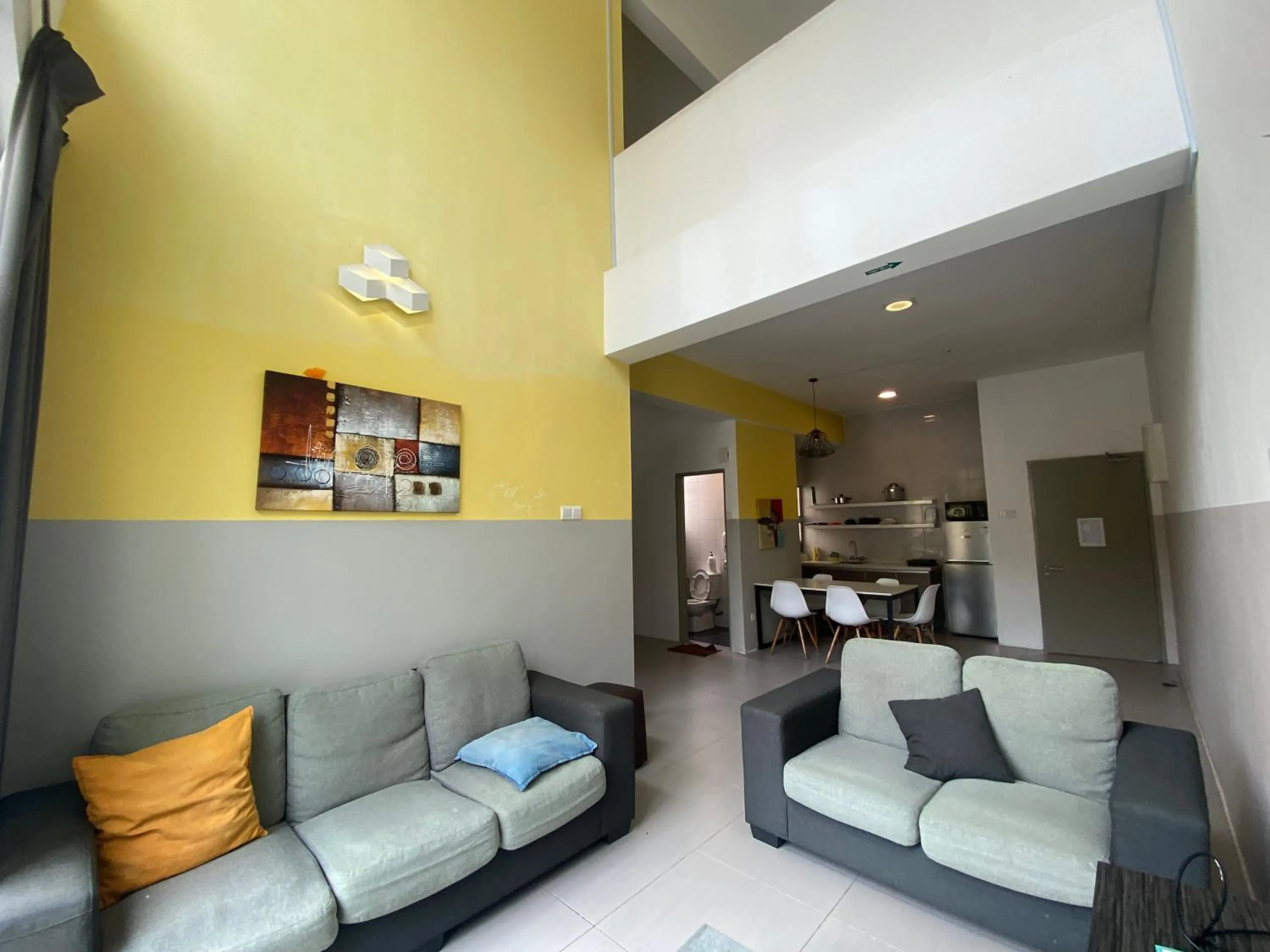 Living room in Play Residence at Golden Hills