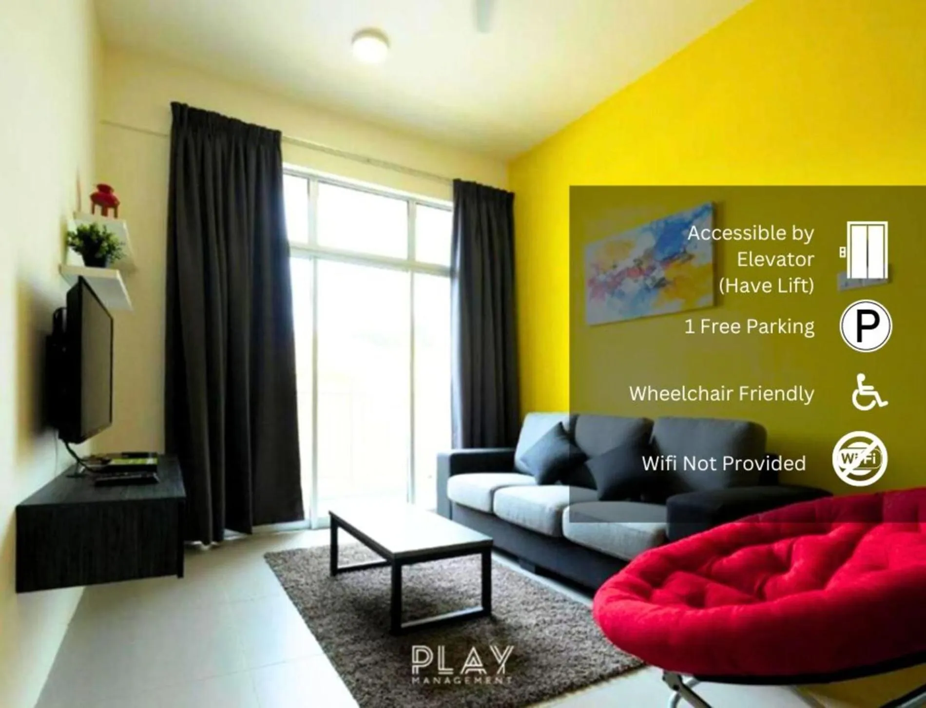 Living room in Play Residence at Golden Hills