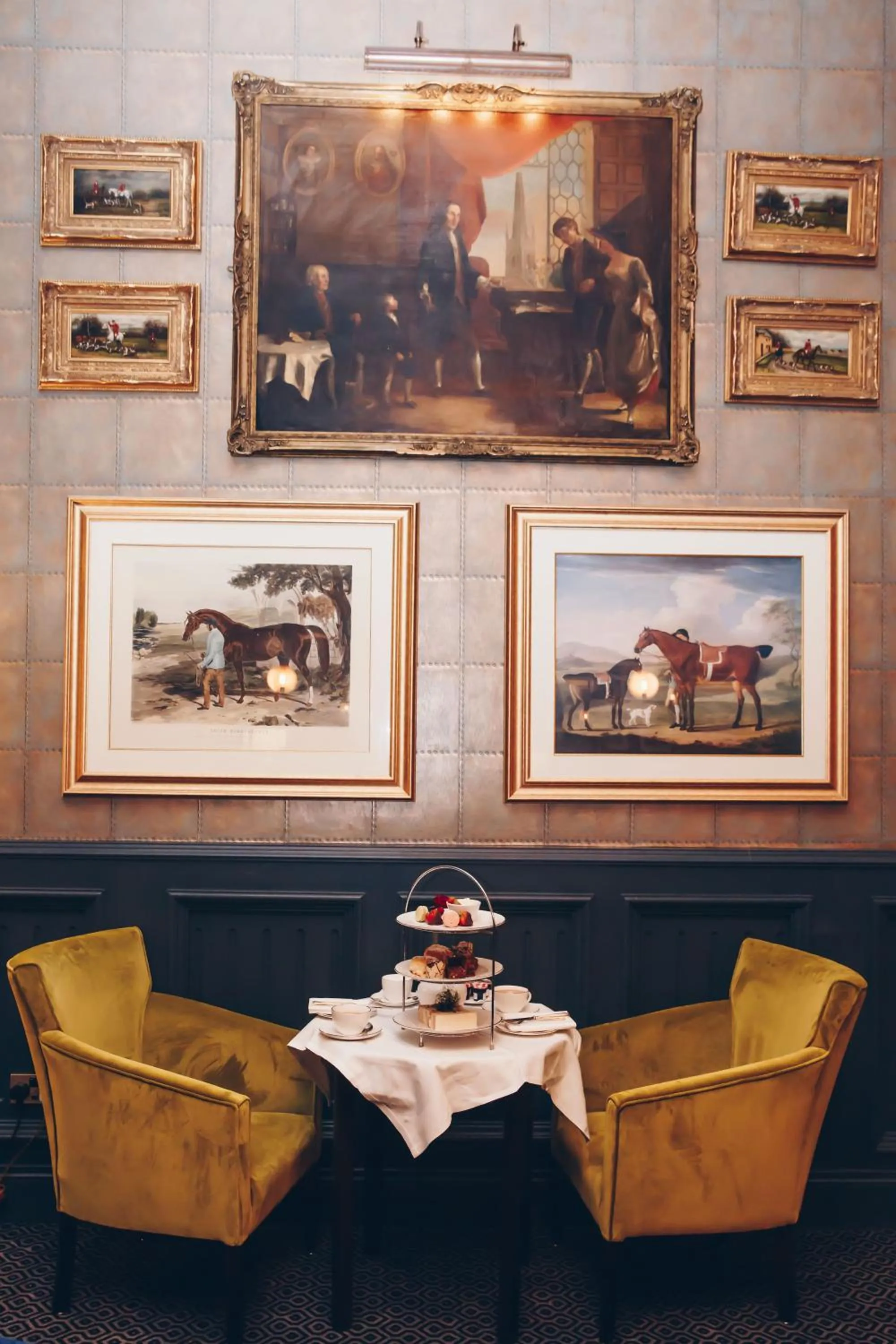 Seating area in Fitzpatrick Castle Hotel