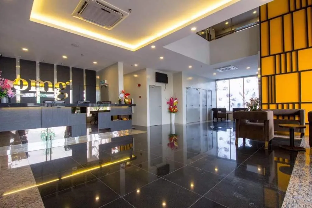 Lobby or reception in OMG Hotel